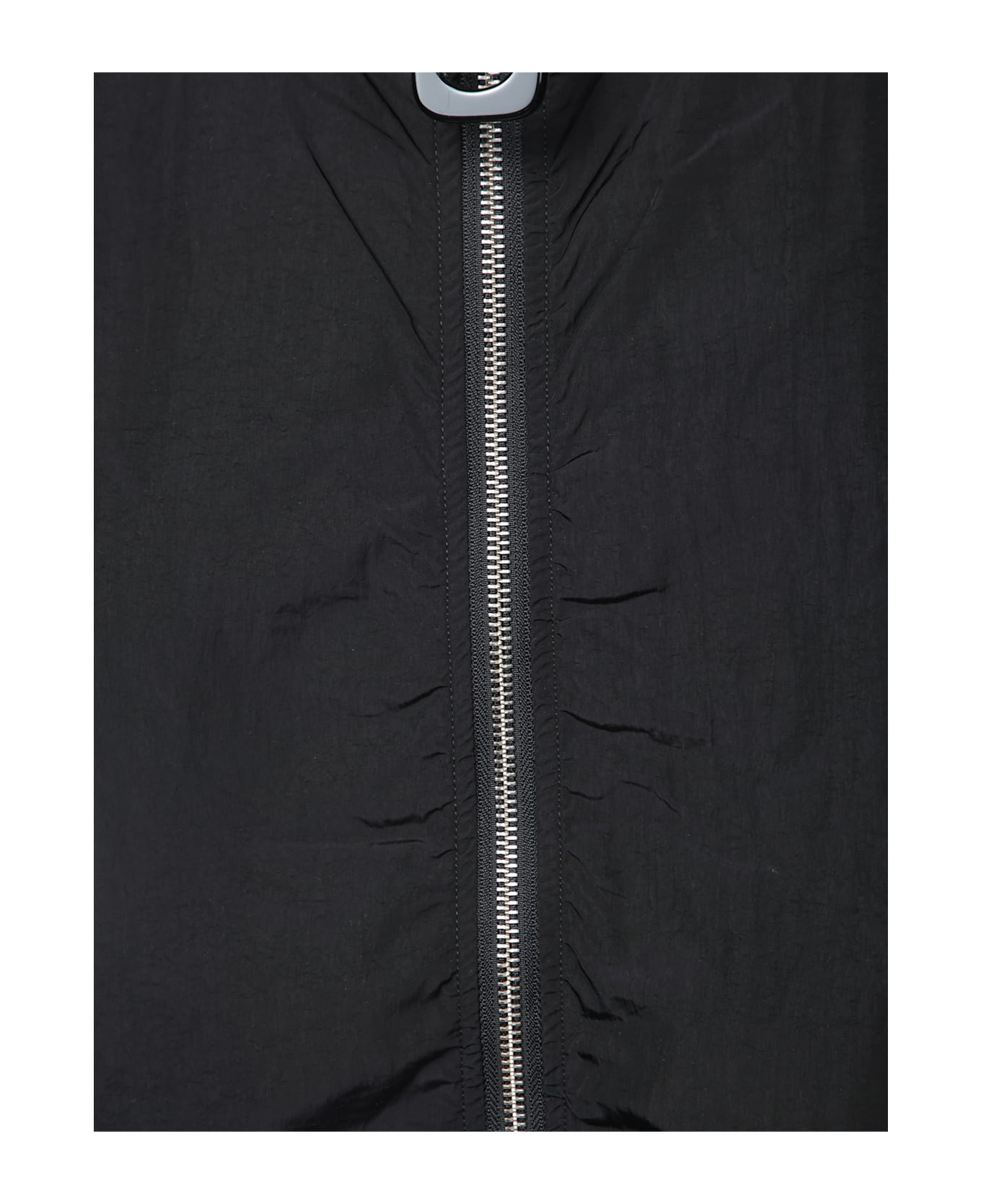 J.W. Anderson Sporty Bomber Jacket With Raglan Sleeves - Black