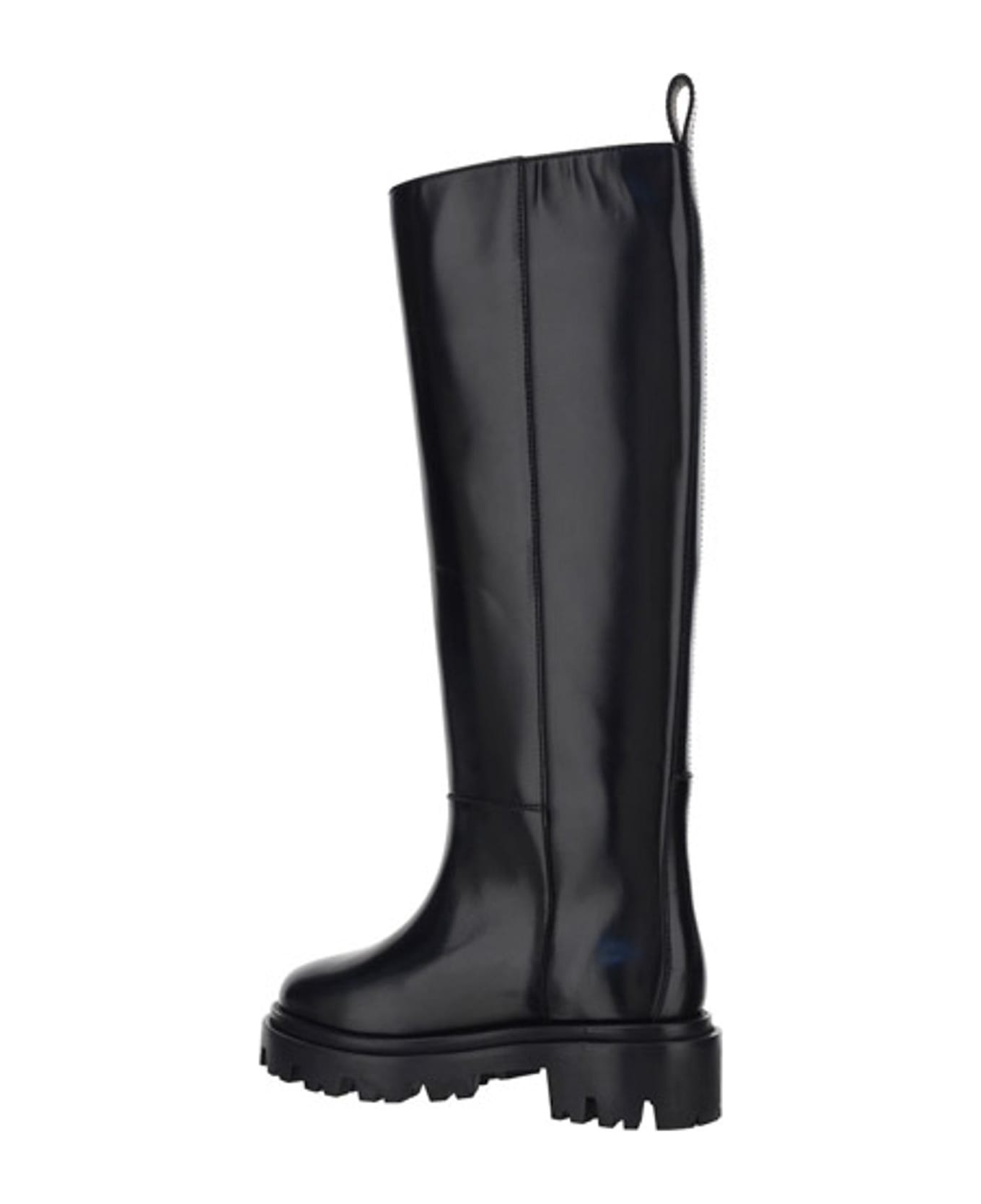 Isabel Marant Rounded-toe Calf-length Boots - Nero