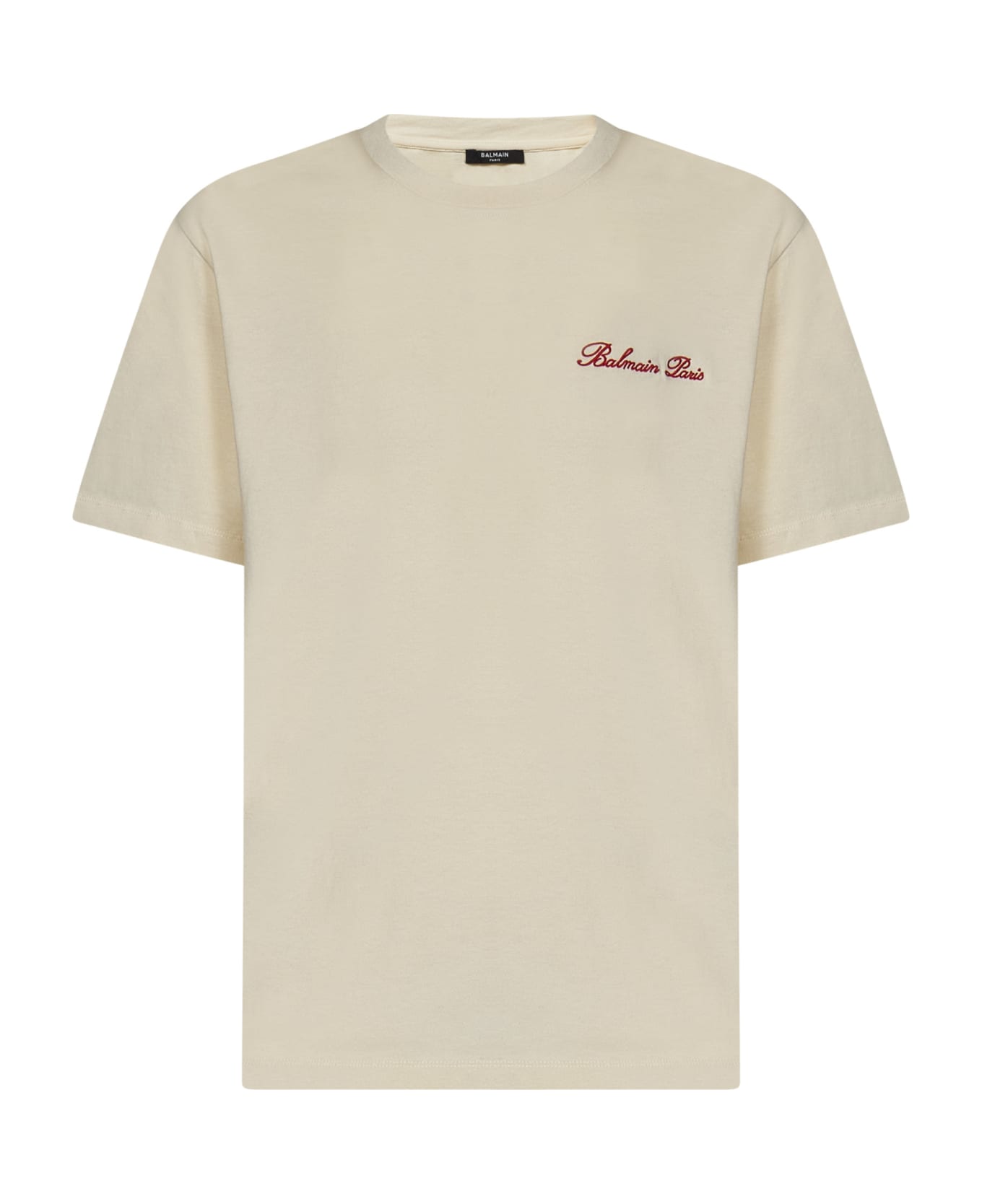 Balmain Paris  Iconic Western T-shirt - Beige