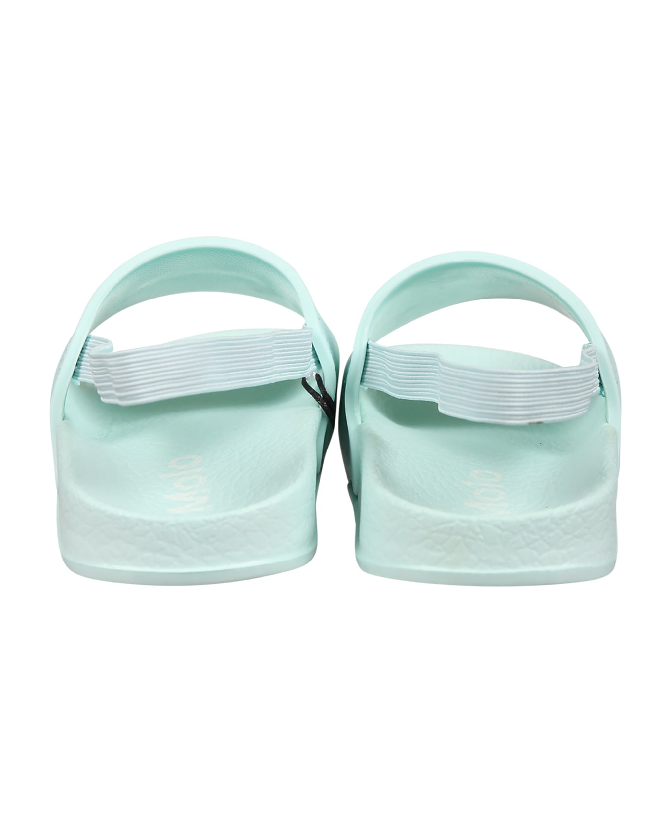 Molo Green Slippers For Baby Kids With Smiley - Green