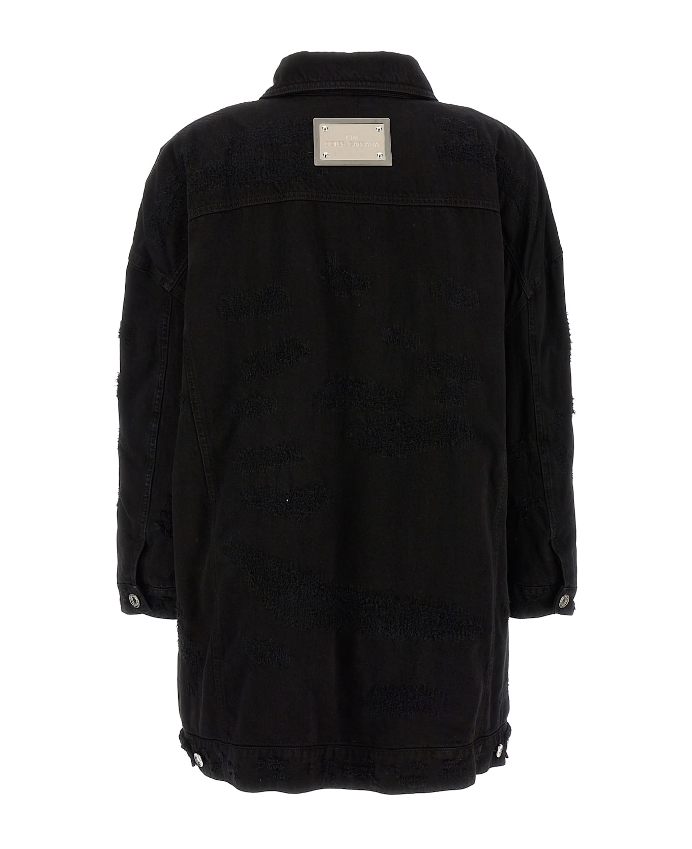 Dolce & Gabbana Black Cotton Jacket - Black