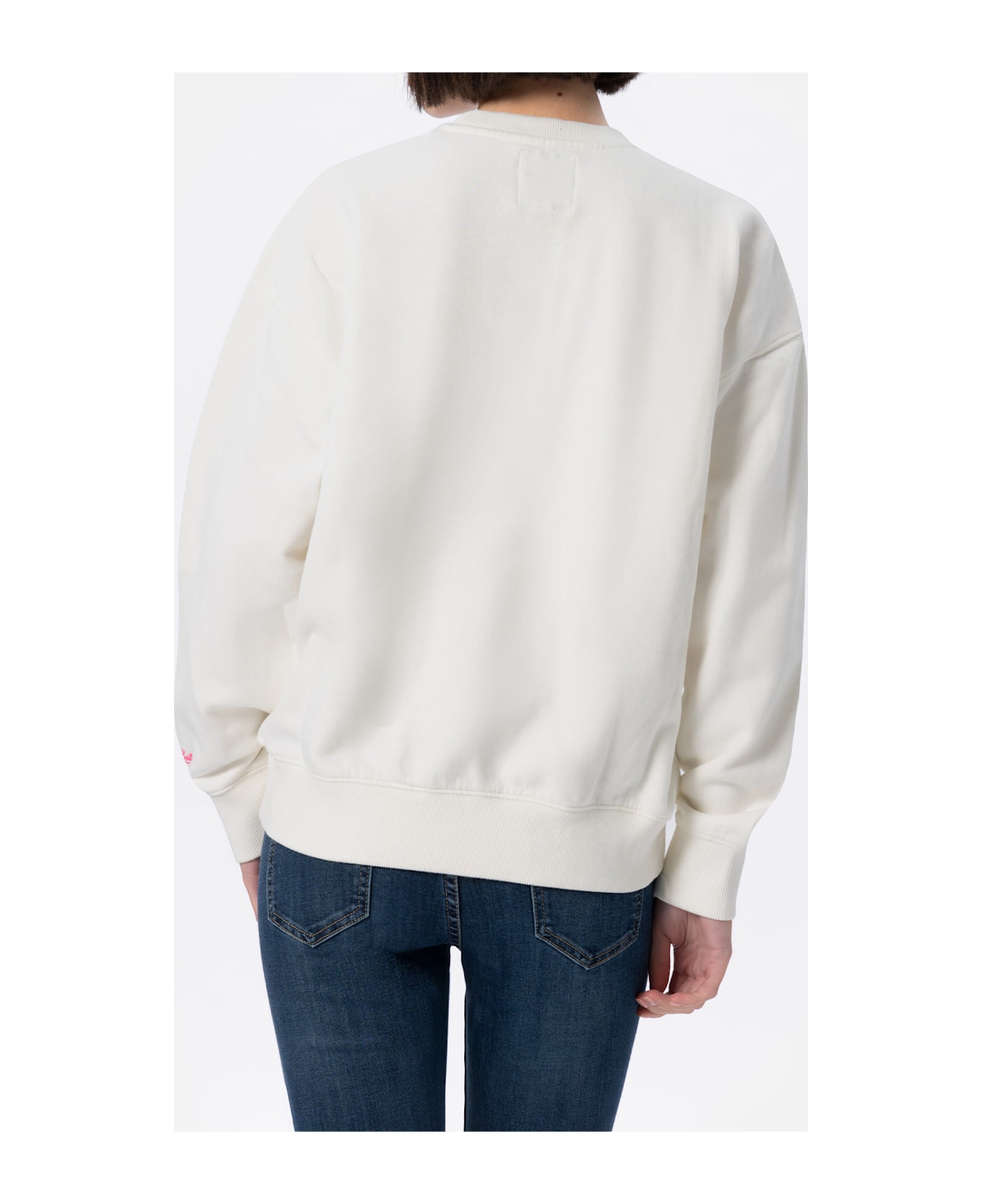 MC2 Saint Barth Woman Fleece Sweatshirt With Tweety Print | Warner Bros - WHITE
