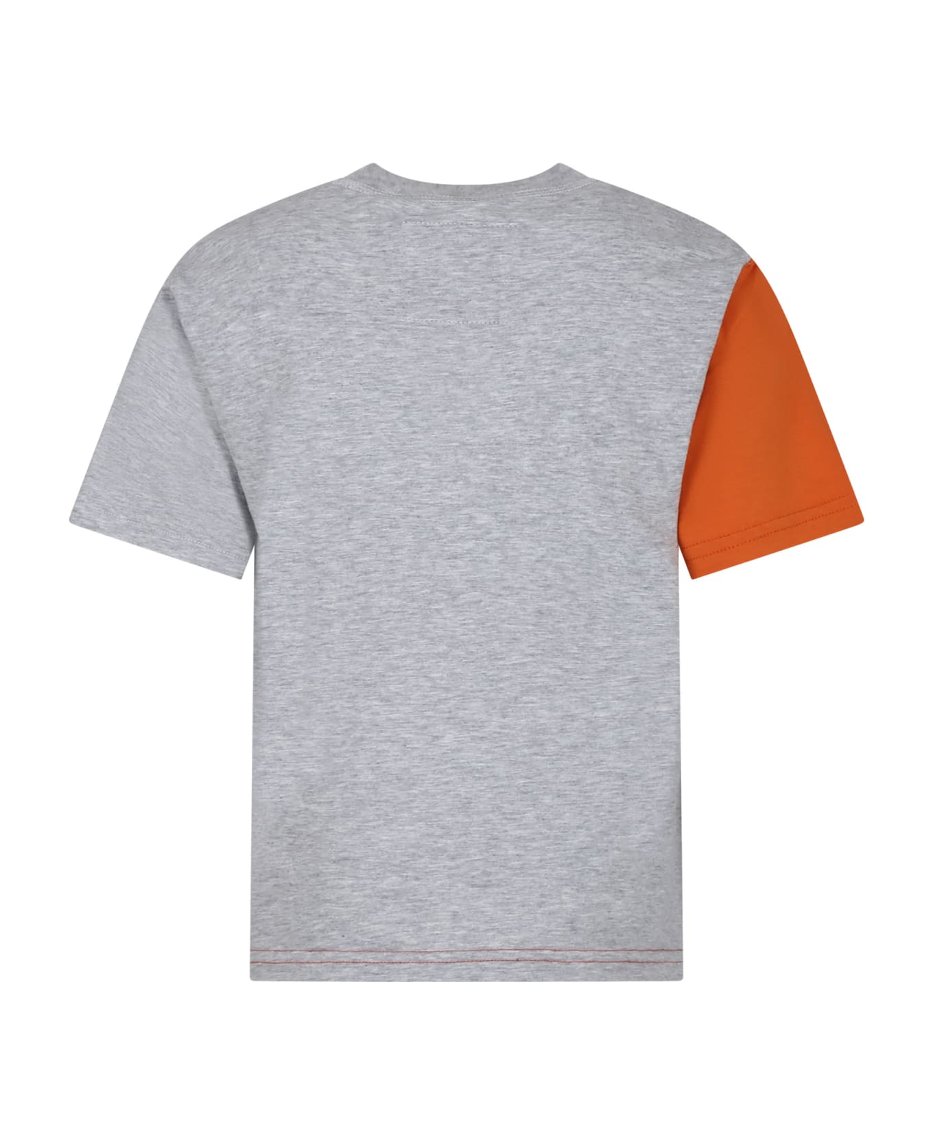 MYAR Gray T-shirt For Boy With Print - Multicolor