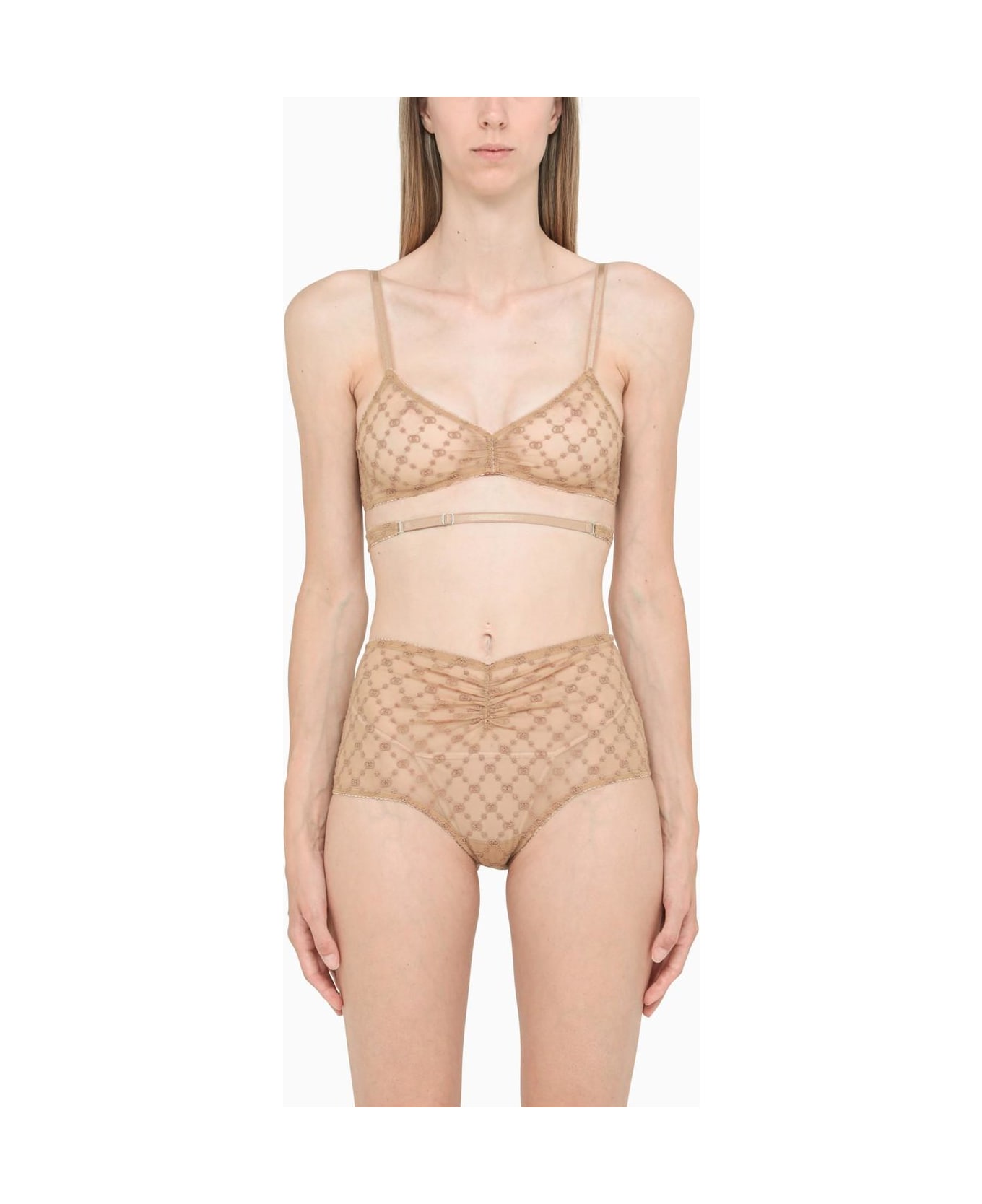 Gucci Nude Lingerie Set - Powder