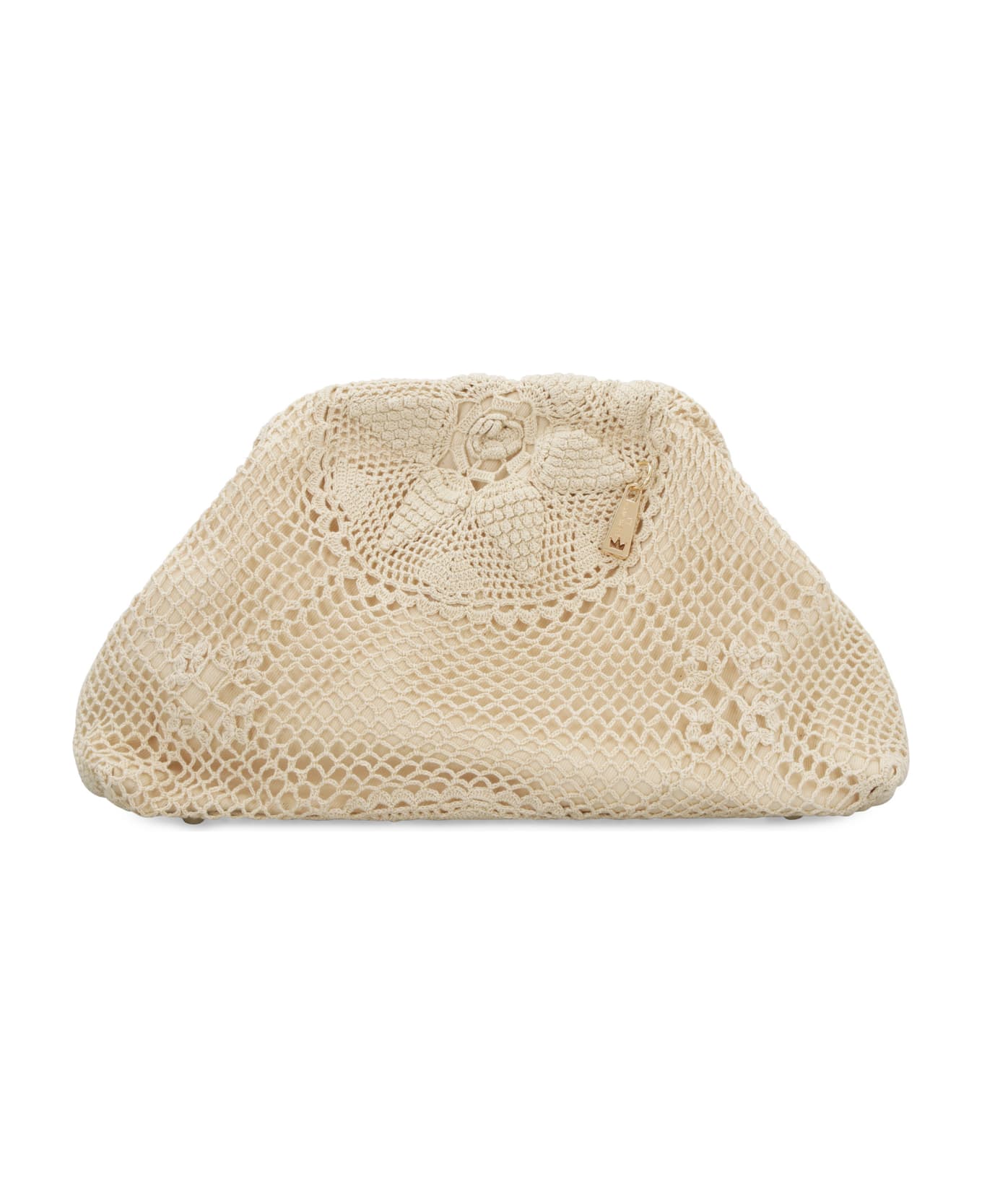 LaMilanesa Taormina Crochet Bag - Ecru クラッチバッグ