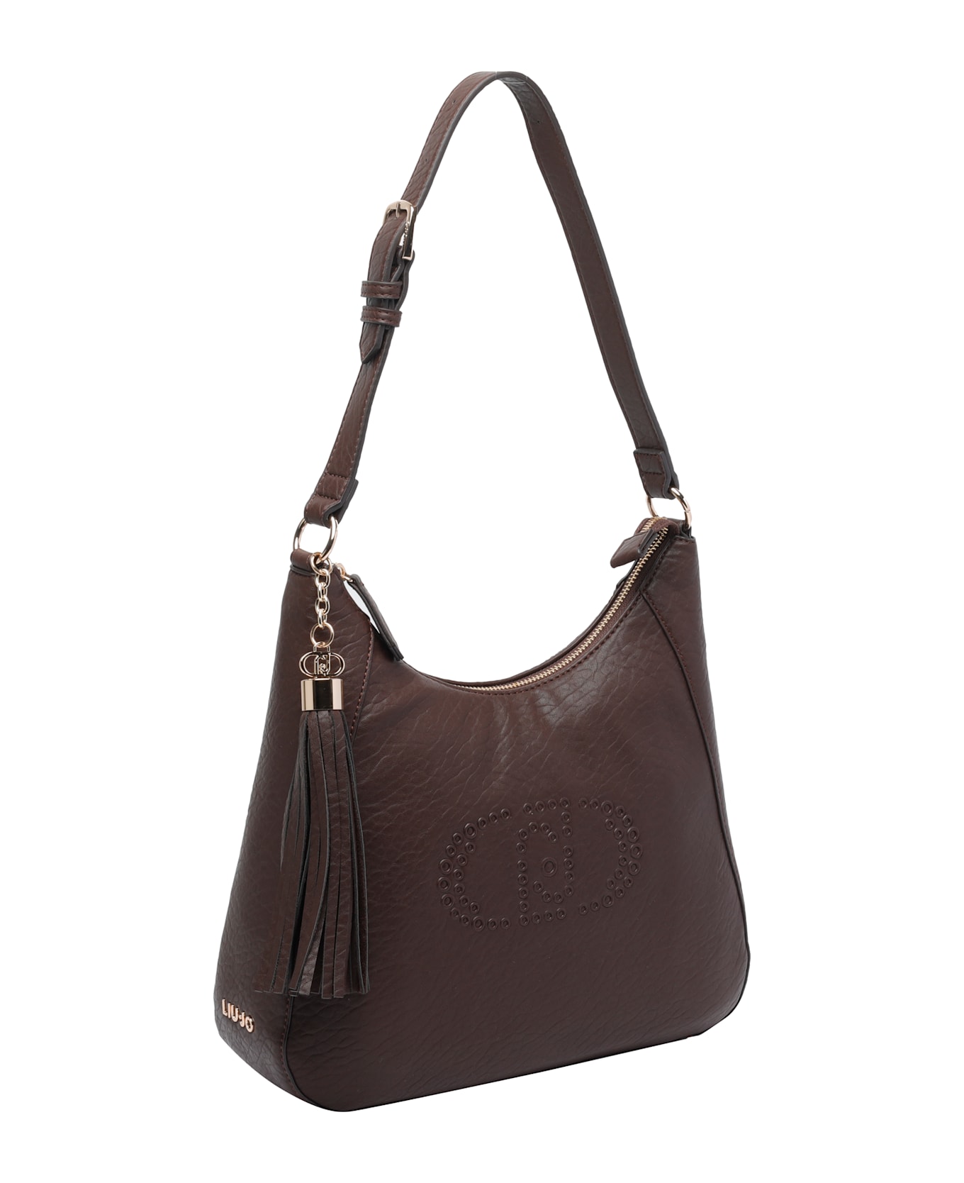 Liu-Jo Logo Shoulder Bag - Brown
