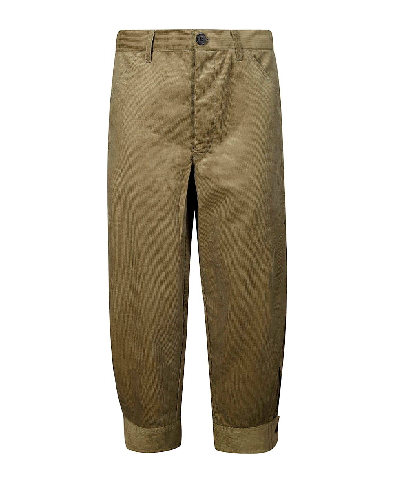 Comme des Garçons Shirt Mens Pants Woven - KHAKI