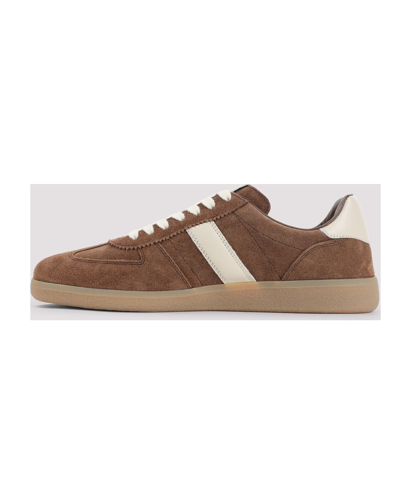 Tom Ford Suede Leather Sneakers - BROWN