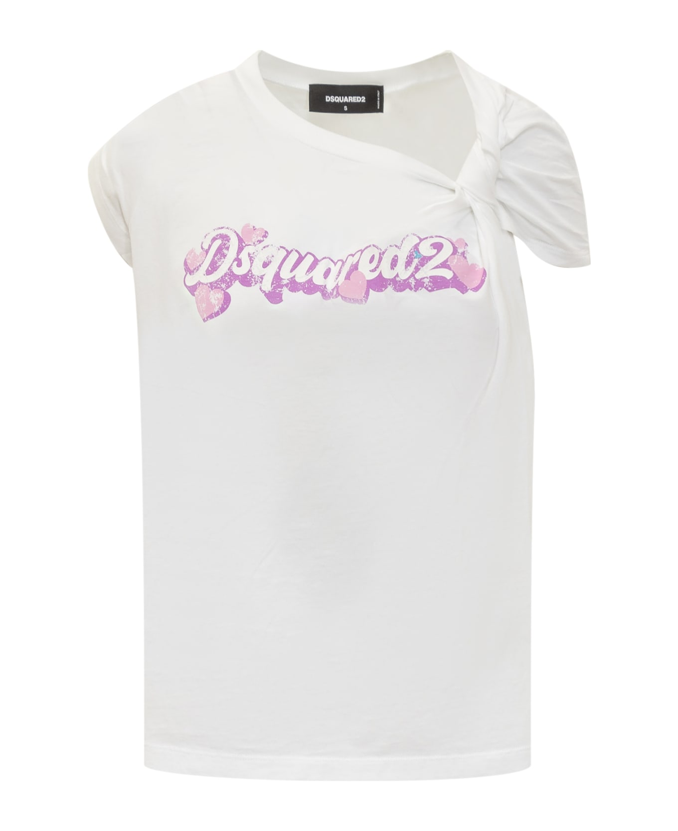 Dsquared2 T-shirt With Logo - Bianco