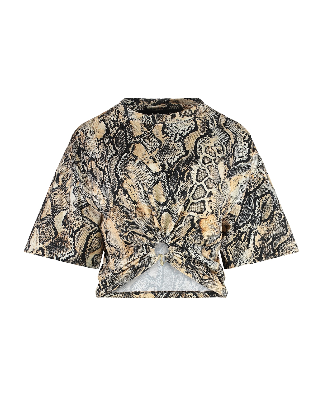 Just Cavalli Cotton Printed T-shirt - Animalier