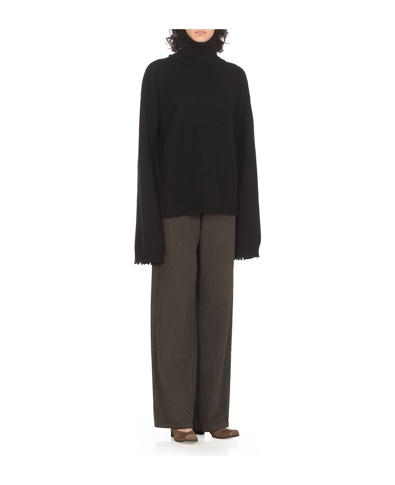 Uma Wang Cashmere Sweater - Black