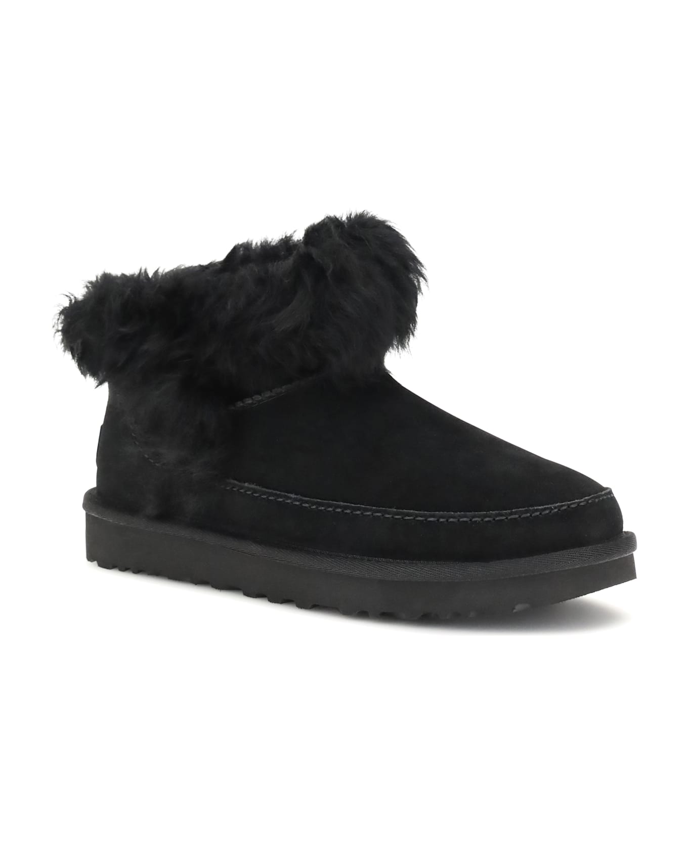 UGG Classic Ultra Mini Chalet Ankle Boots - Blk