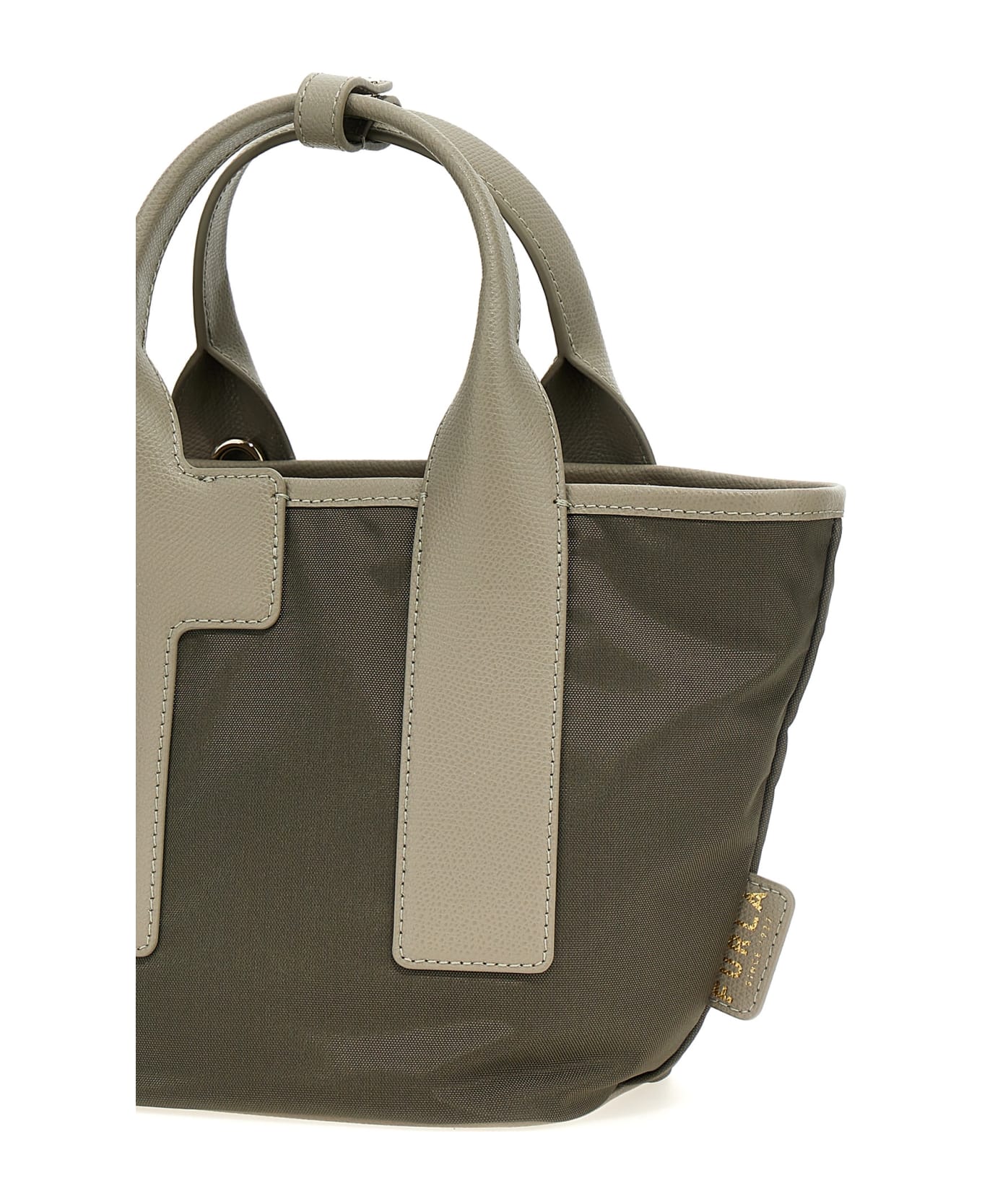 Furla 'piuma S' Shopping Bag - Gray