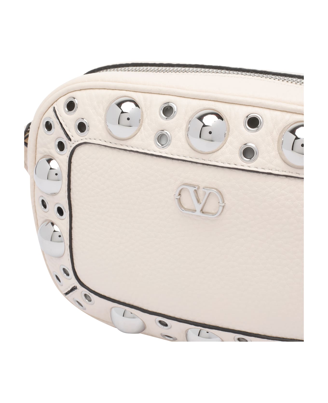 Valentino Garavani Leather Nellcote Crossbody Bag - White