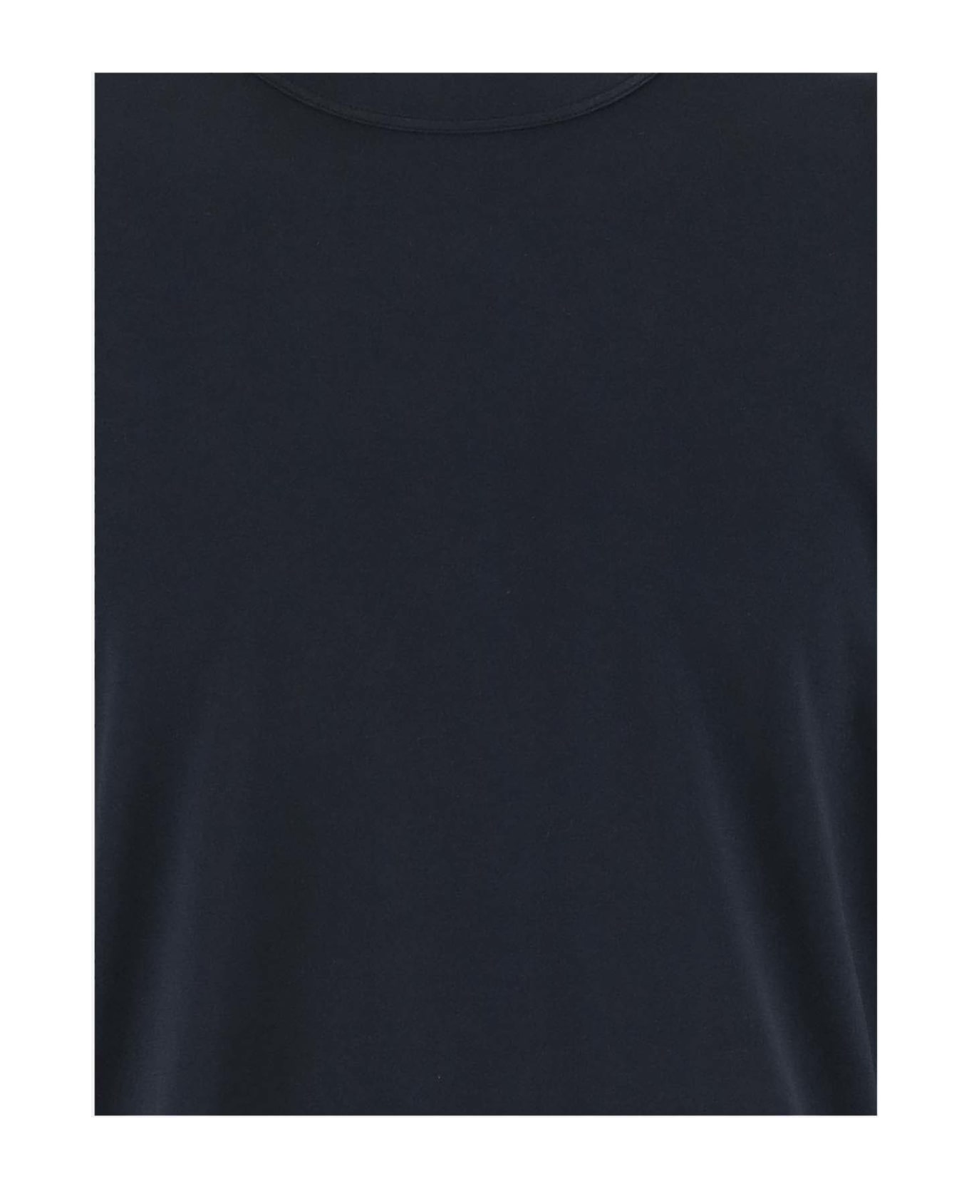 Ten C Cotton T-shirt With Logo - Blue シャツ