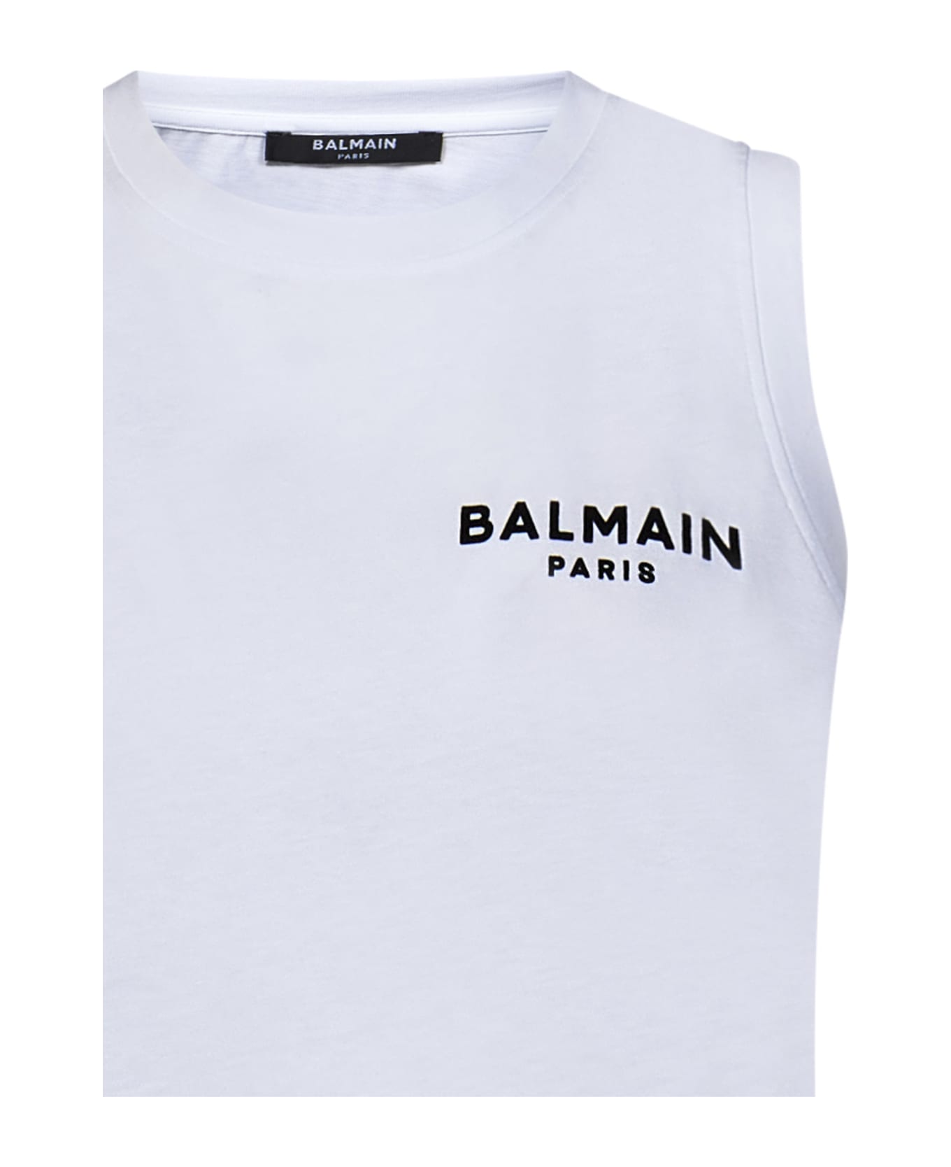 Balmain Paris Tank Top - White