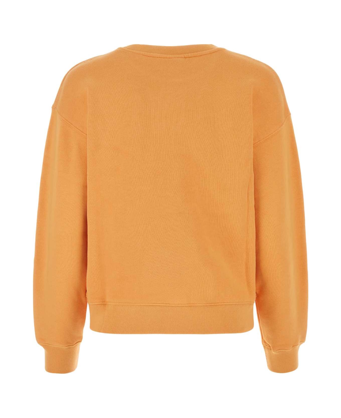 Maison Kitsuné Light Orange Cotton Sweatshirt - SUNSETORANGE