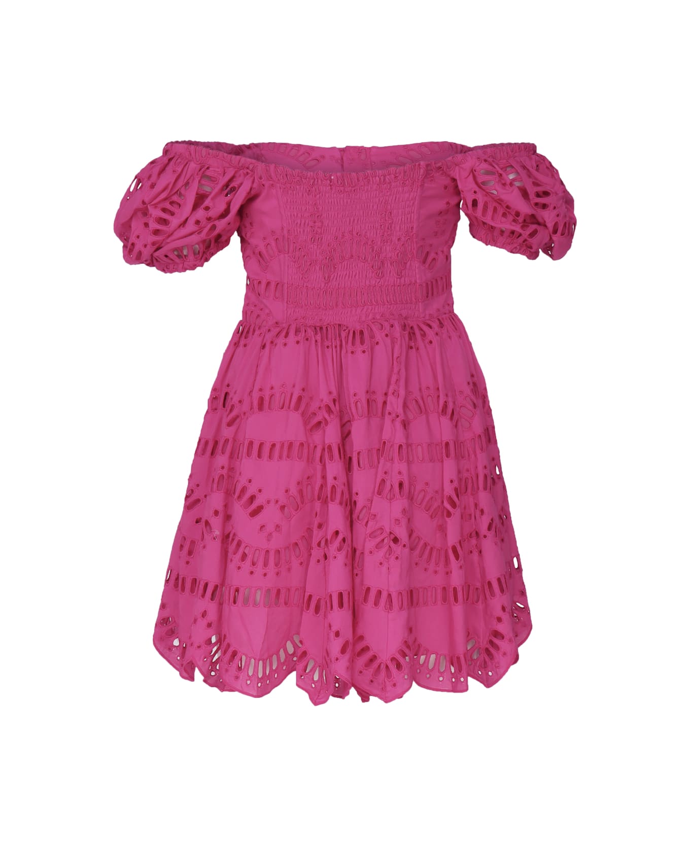 Charo Ruiz Minidress Ayiak In Blended Cotton - Pink