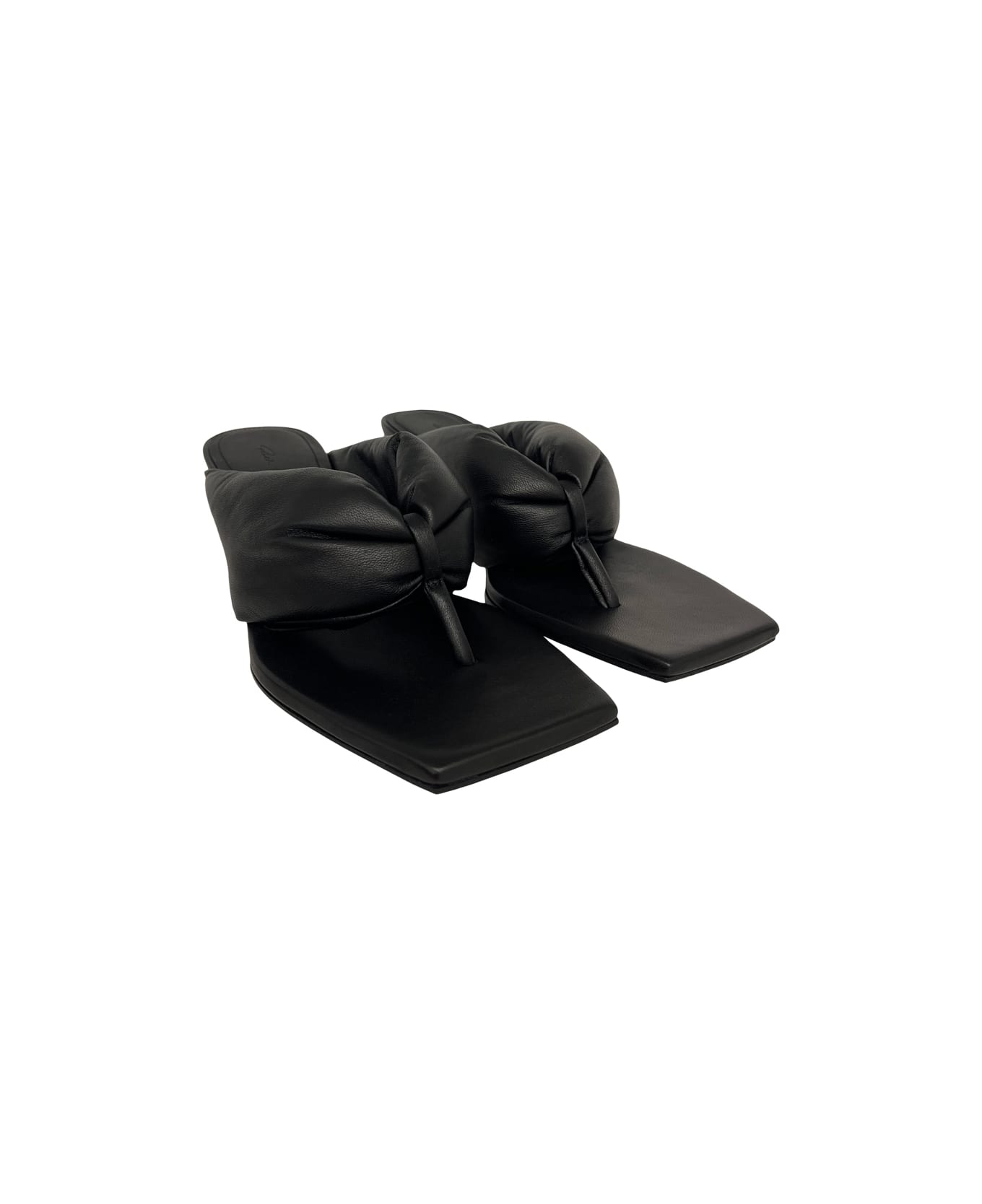 Rick Owens Thong Cantilever Sandal - Black