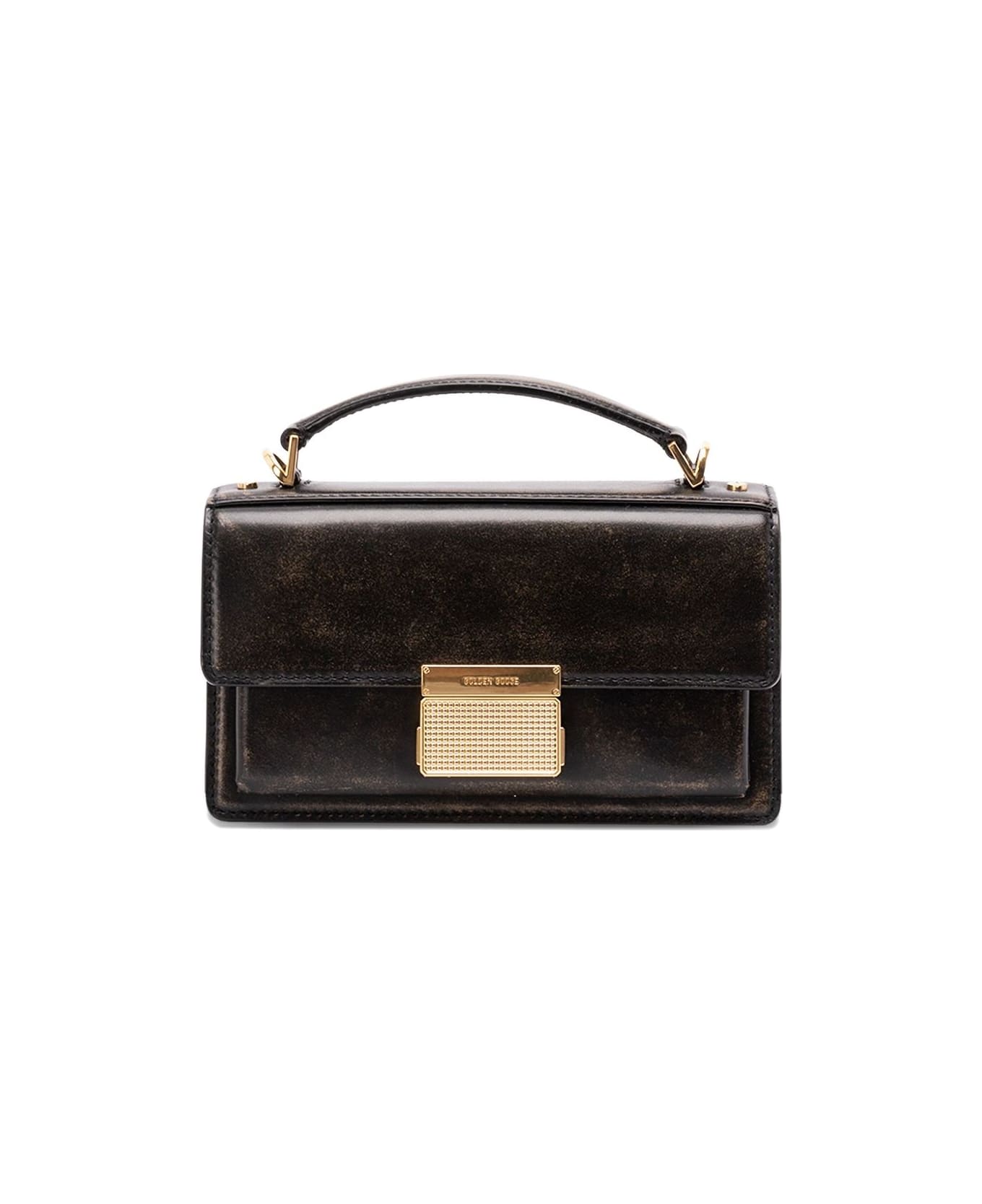 Golden Goose Venezia Small Leather Handbag - Black