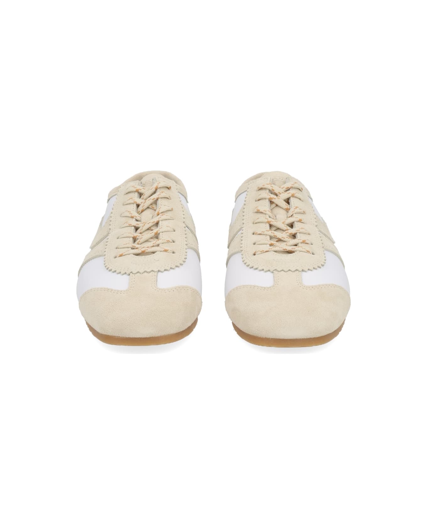 Dries Van Noten Suede Sneaker - WHITE