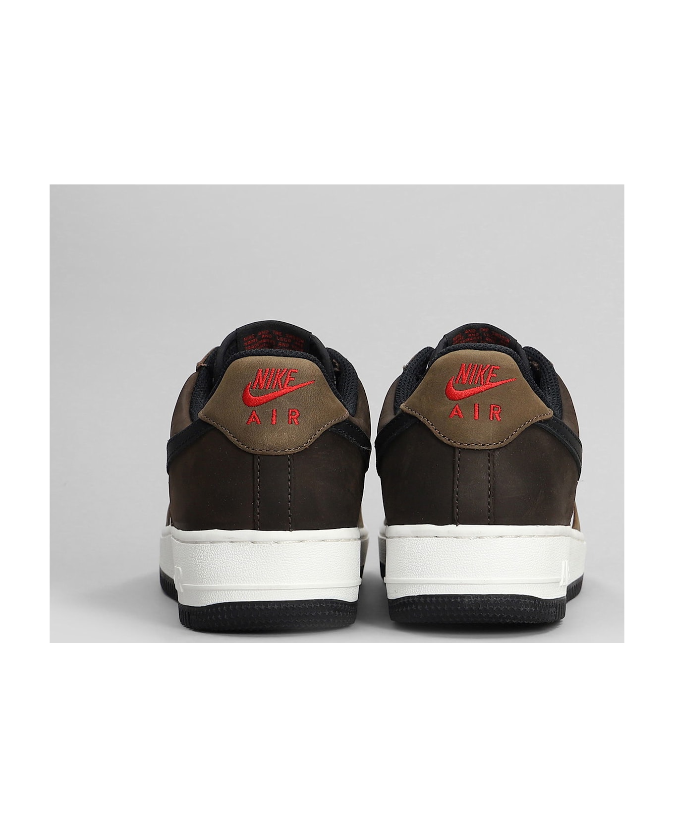 Nike Air Force 1 Low Retr Sneakers In White Suede And Leather - white