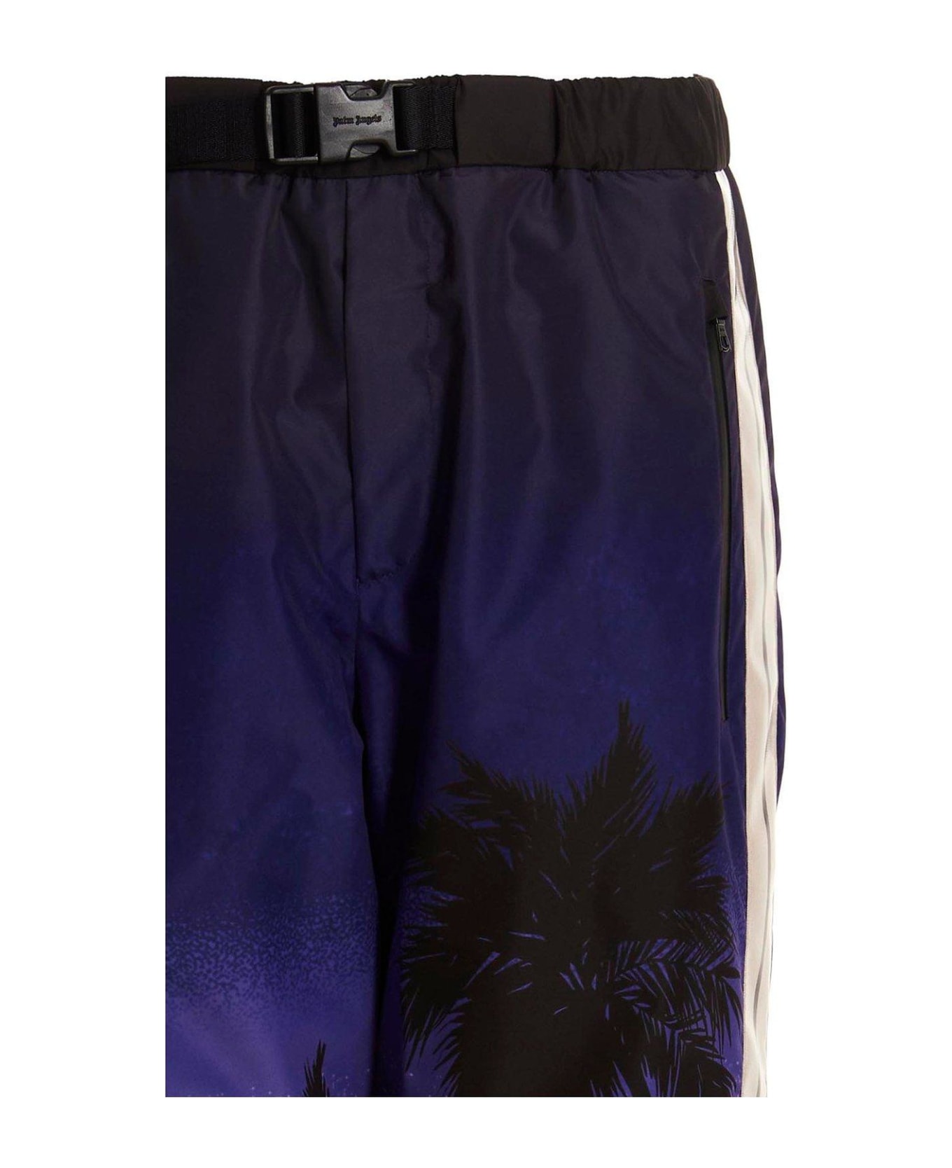 Palm Angels Palm Sunset Elasticated Waistband Ski Pants - Purple name:467