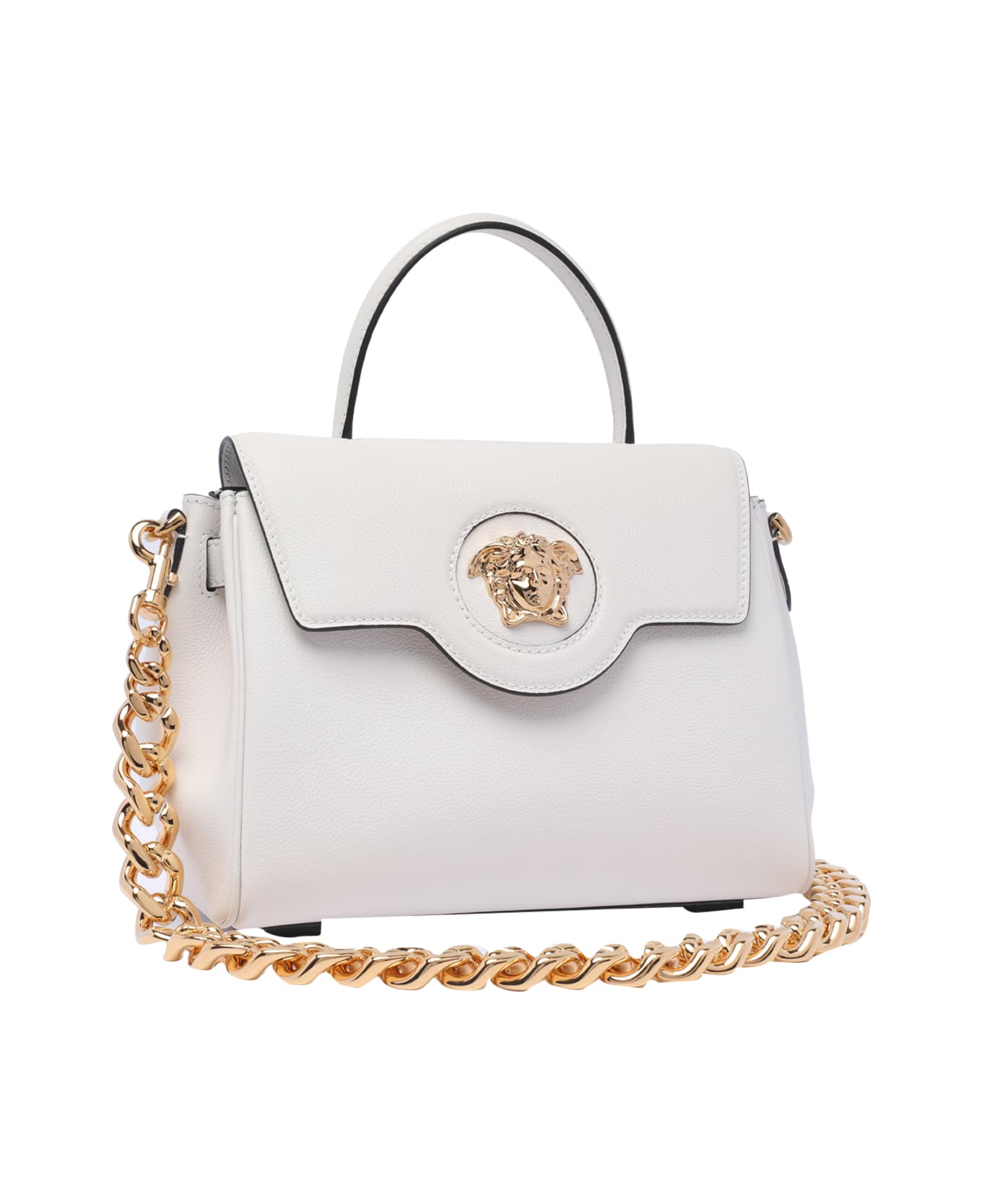 Versace La Medusa Handbag - White トートバッグ