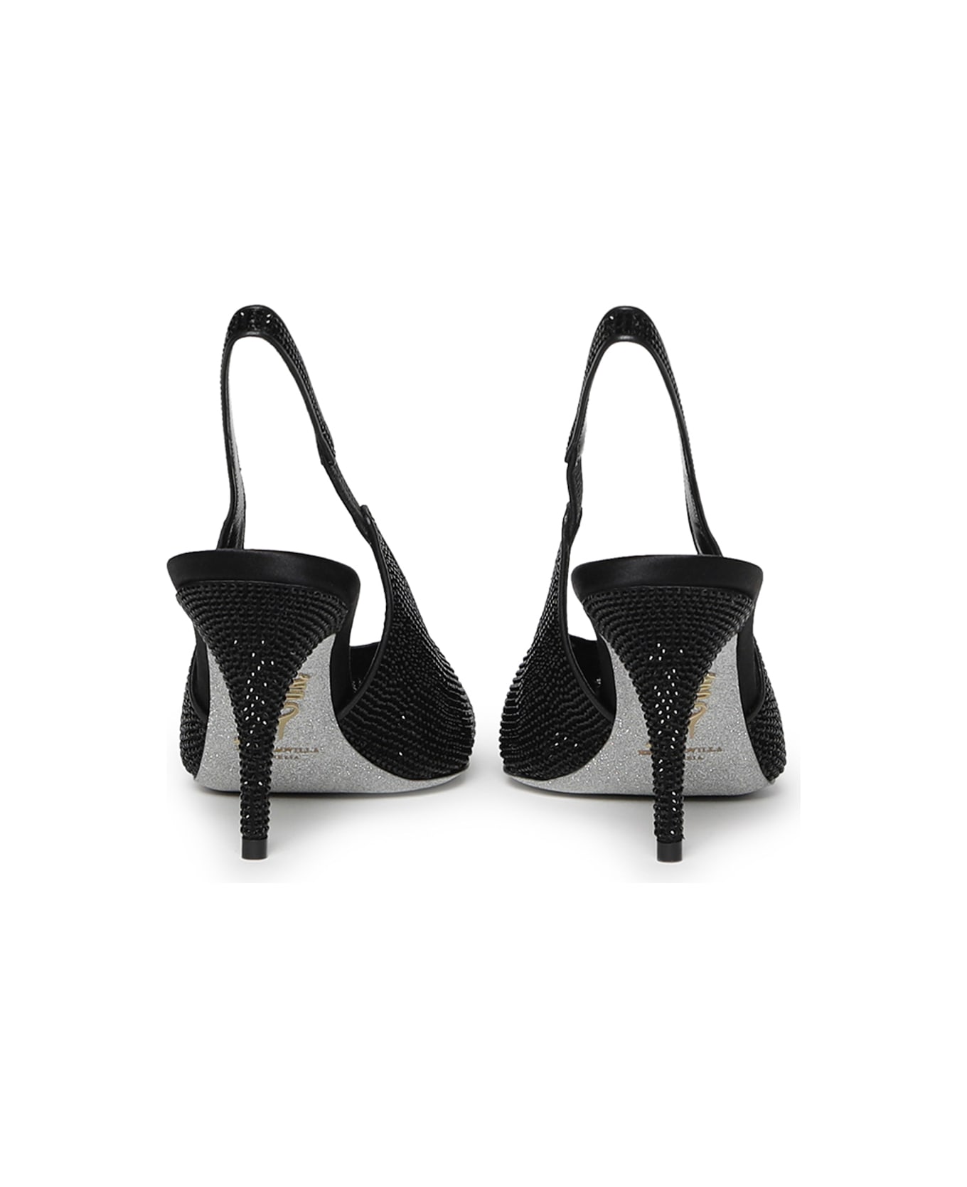 René Caovilla Jinny Slingback - Black