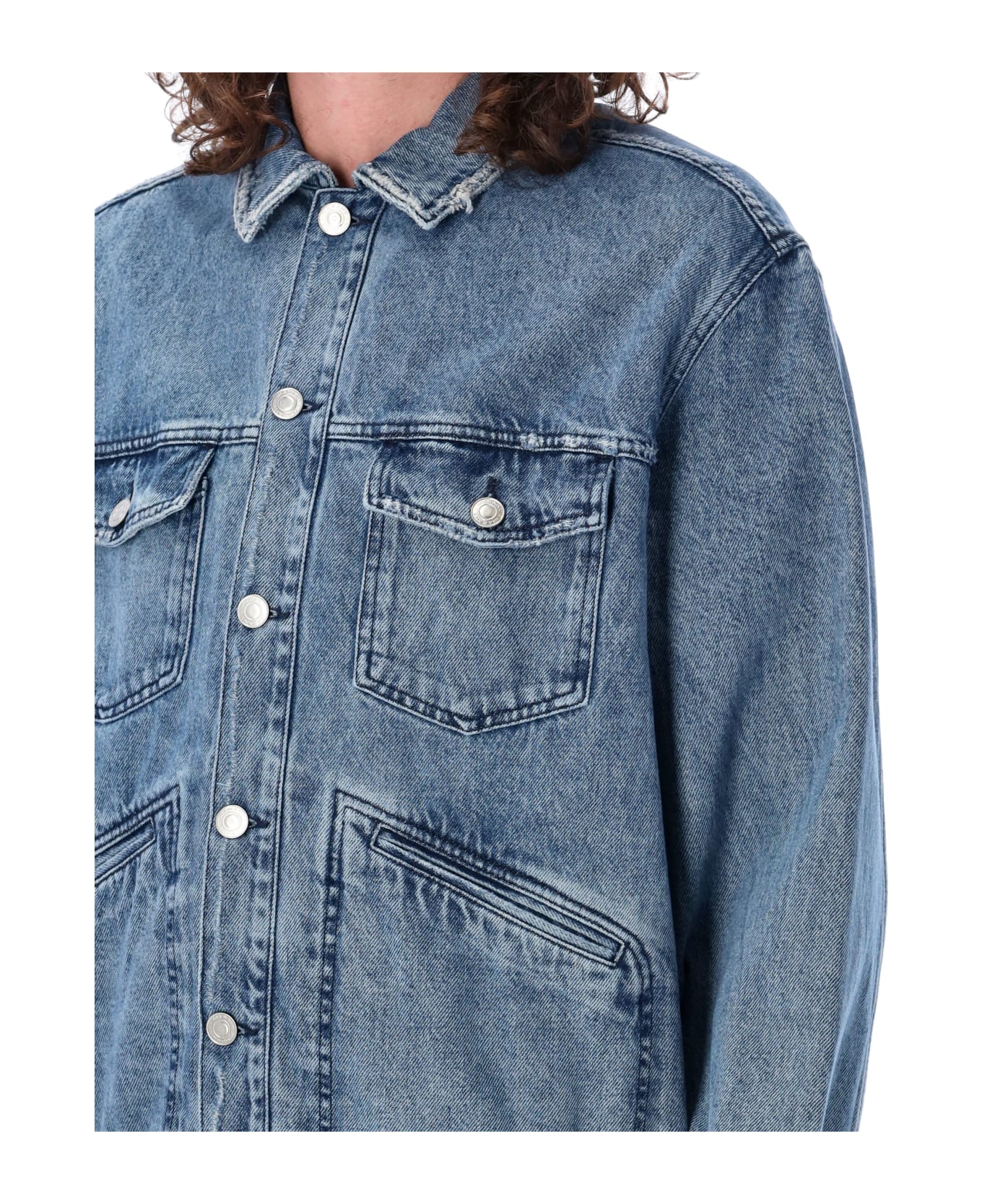 Isabel Marant Jango Denim Jacket - BLUE ブレザー