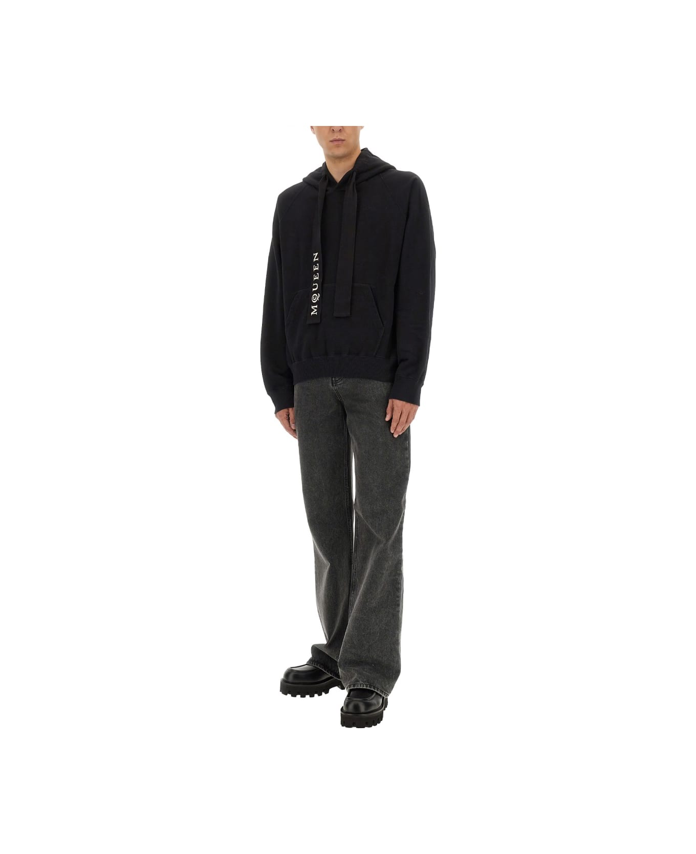 Alexander McQueen Hoodie - BLACK