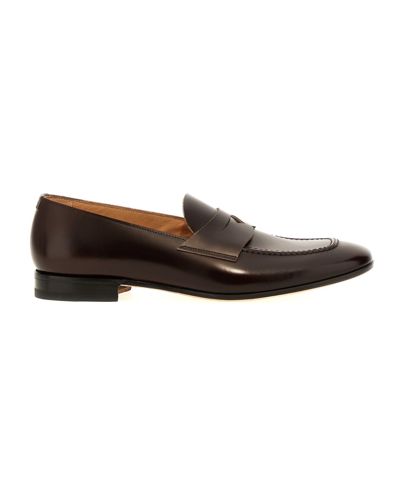 Lidfort Leather Loafers - Brown