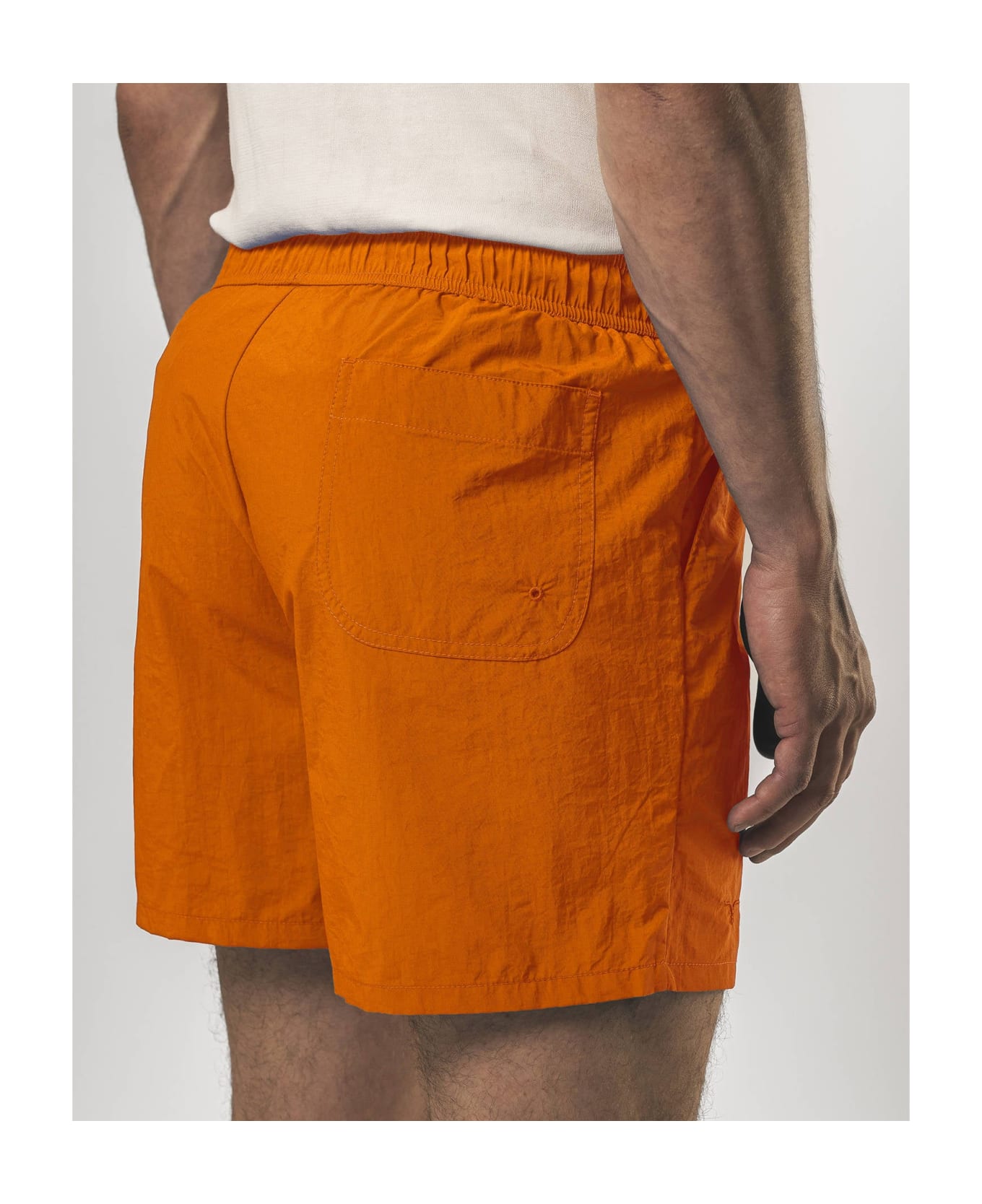 Larusmiani Swim Shorts Dorji Mare Swimming Trunks - Orange