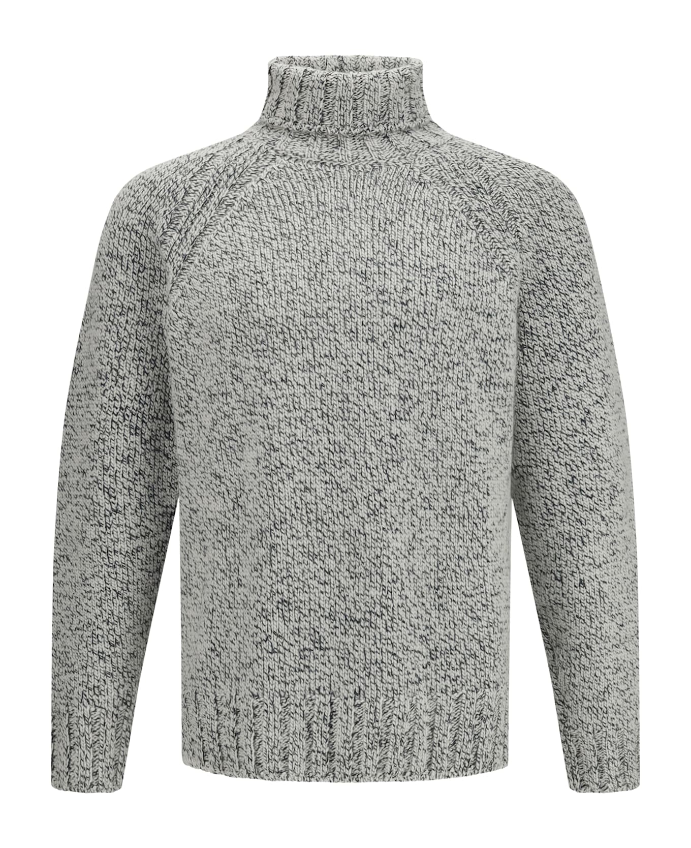 Zegna Cashmere And Wool Turtleneck Sweater