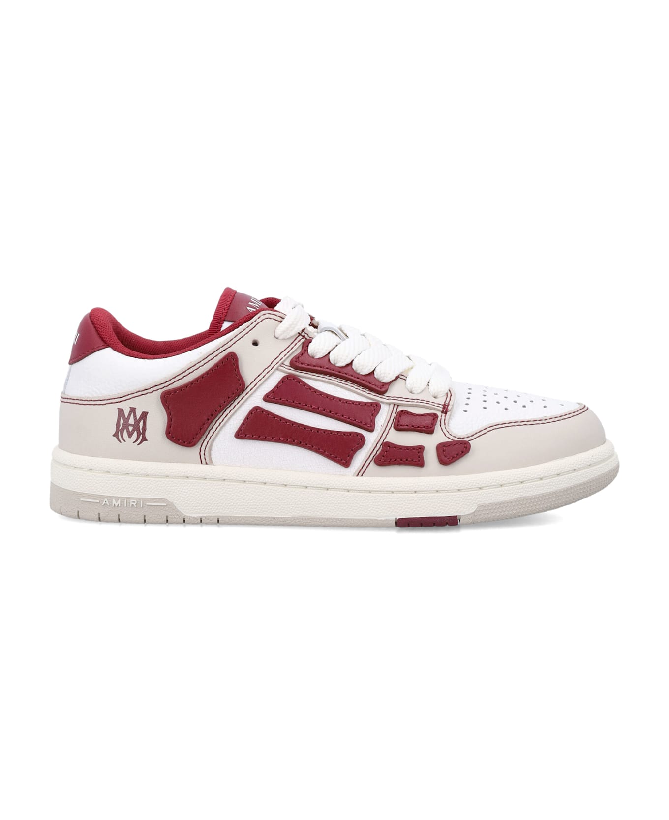 AMIRI Varsity Skel Top Low Woman
s Sneakers - DEEP RED