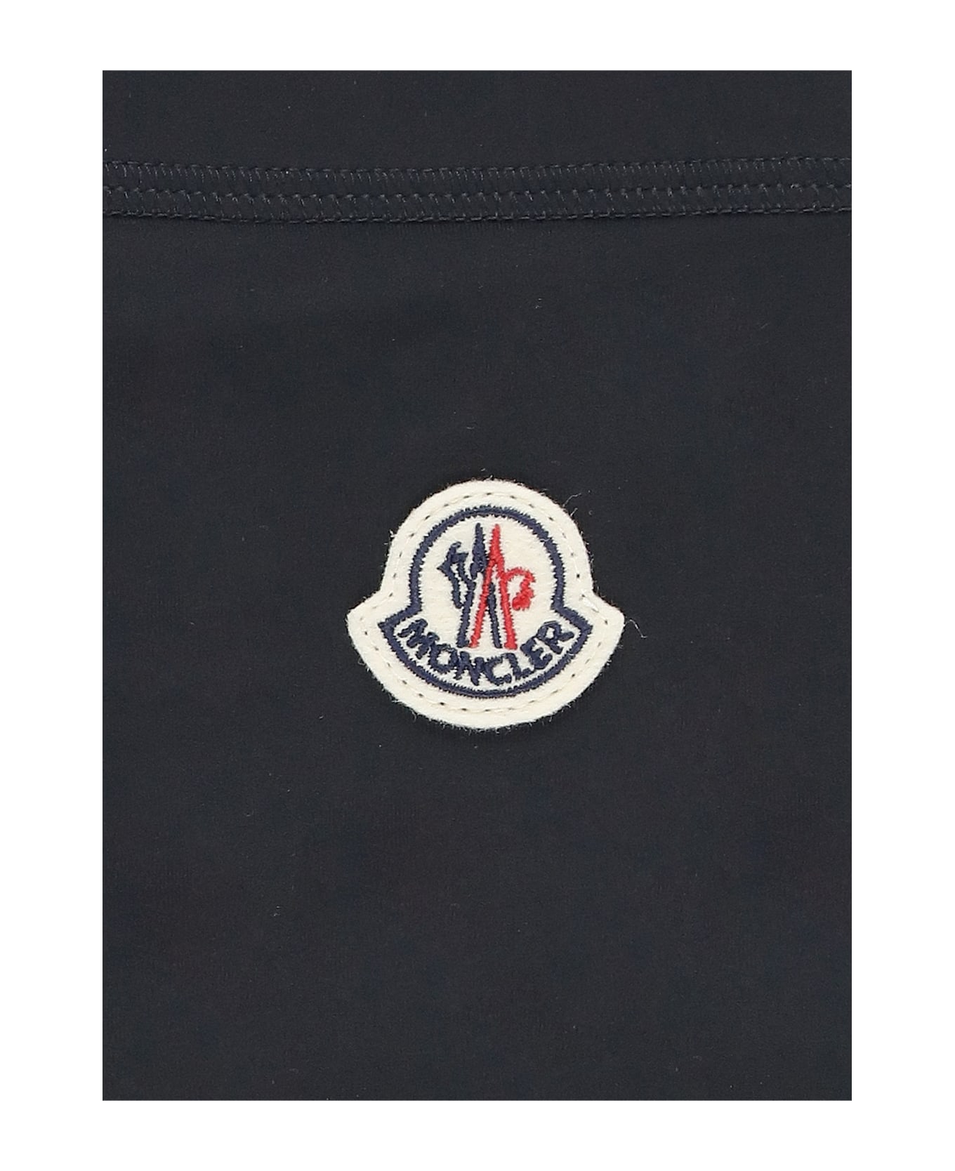 Moncler Leggings With Logo - Blue