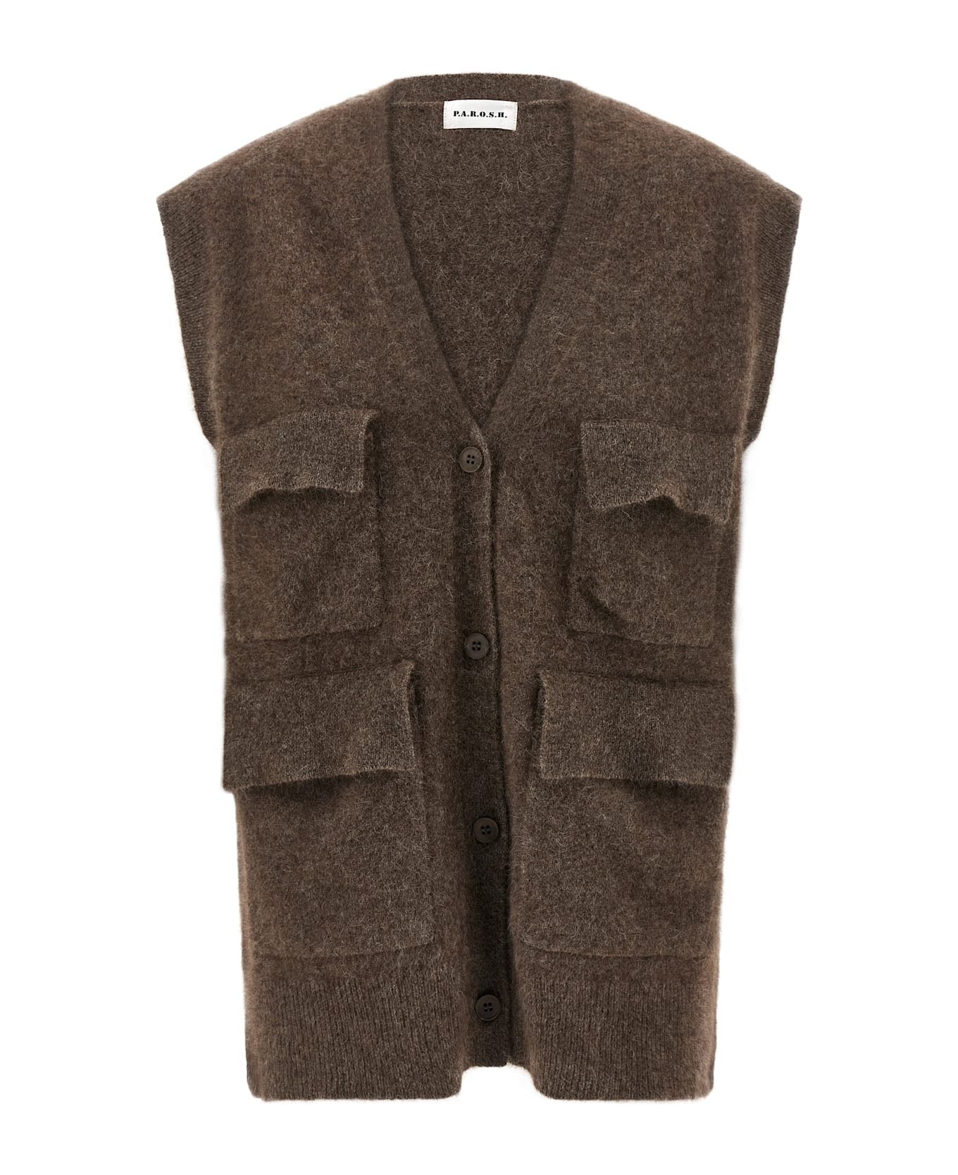 Parosh 
lacoon
 Vest - Brown