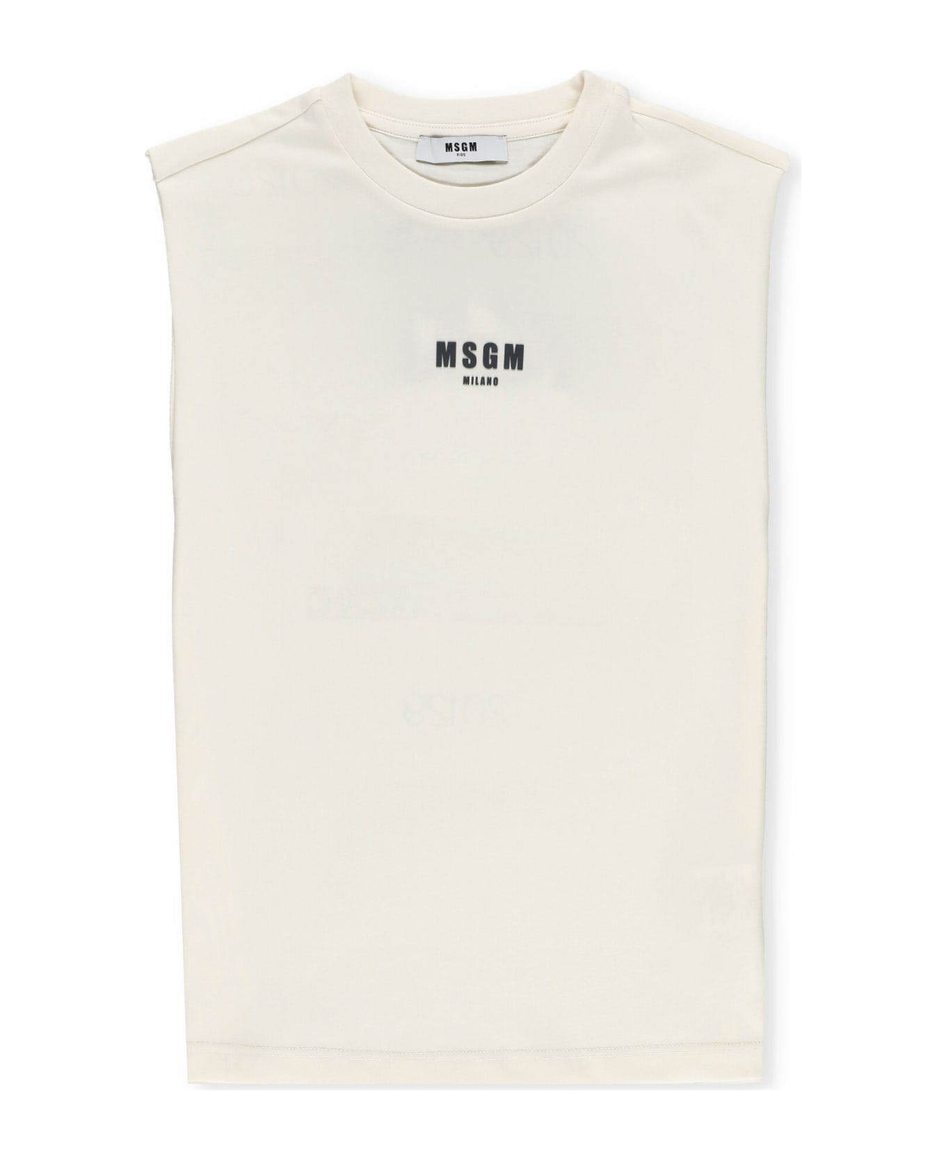 MSGM Cotton T-shirt - Ivory