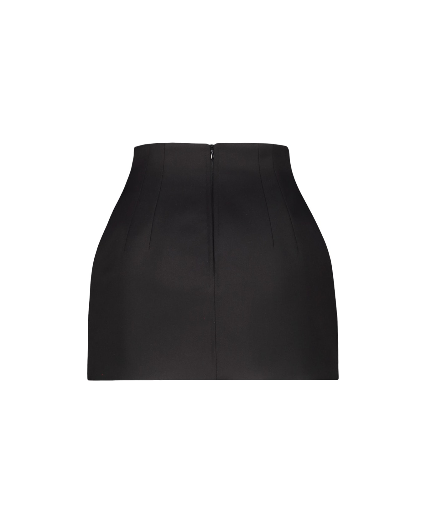 WARDROBE.NYC Rhw Sculptured Mini Skirt - Blk Black