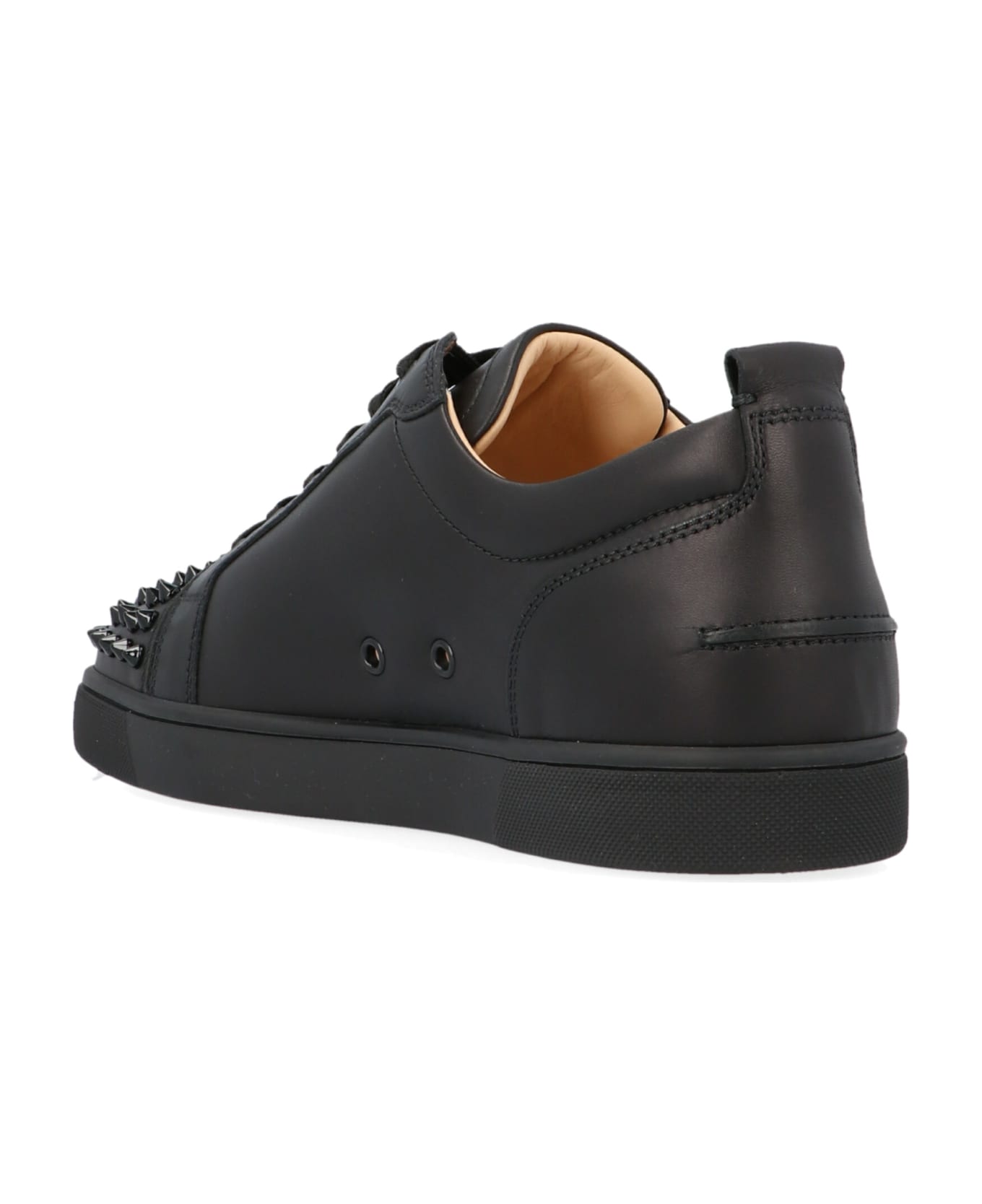 Christian Louboutin 'louis Jr. Spikes' Sneakers - Black