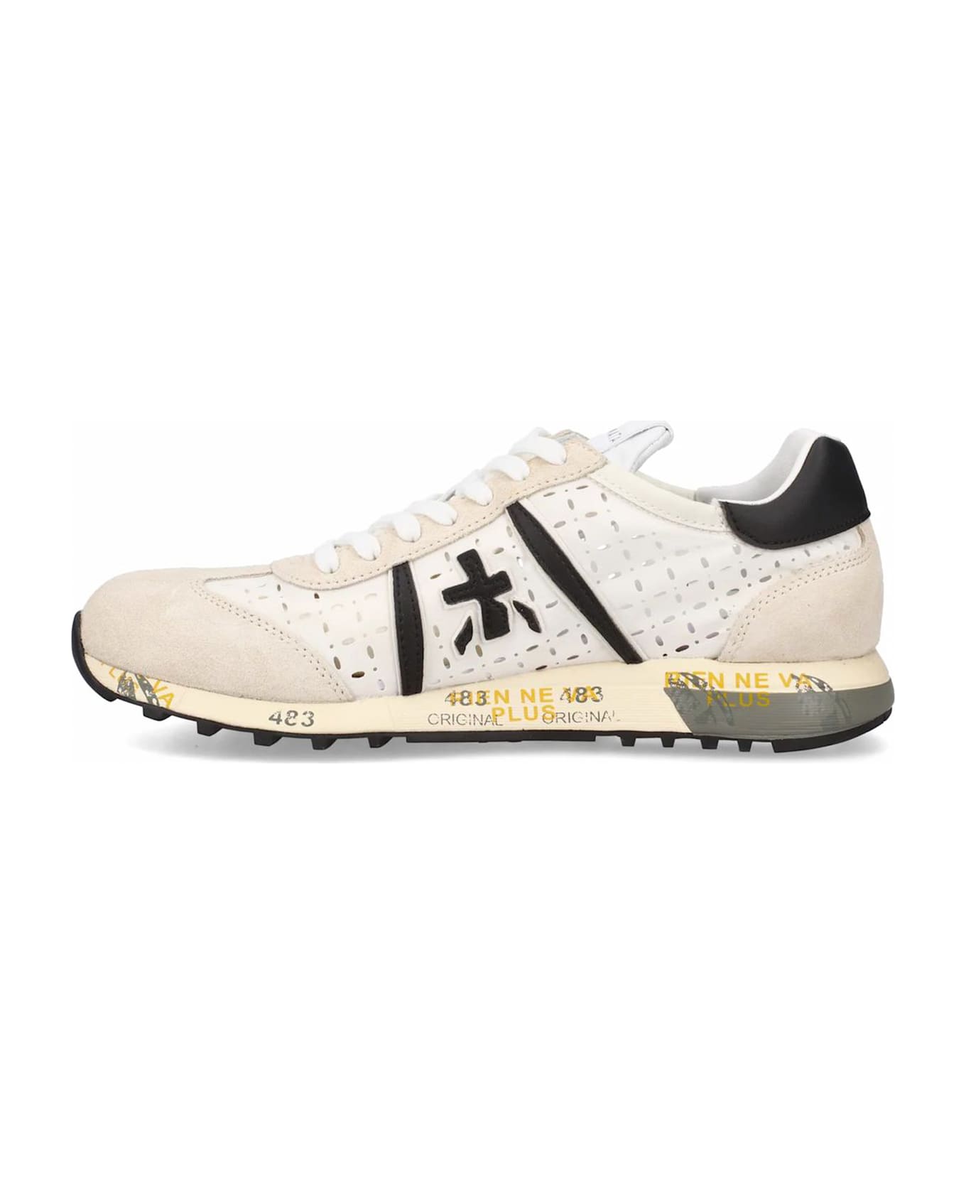 Premiata White Lucy Sneakers - White