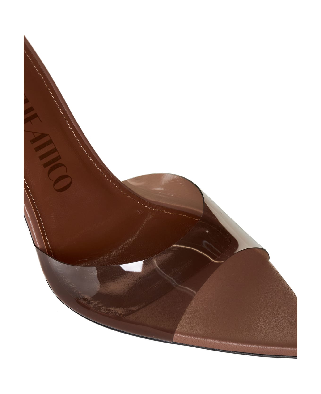 The Attico Ester Slip-on Mules - Chocolate サンダル