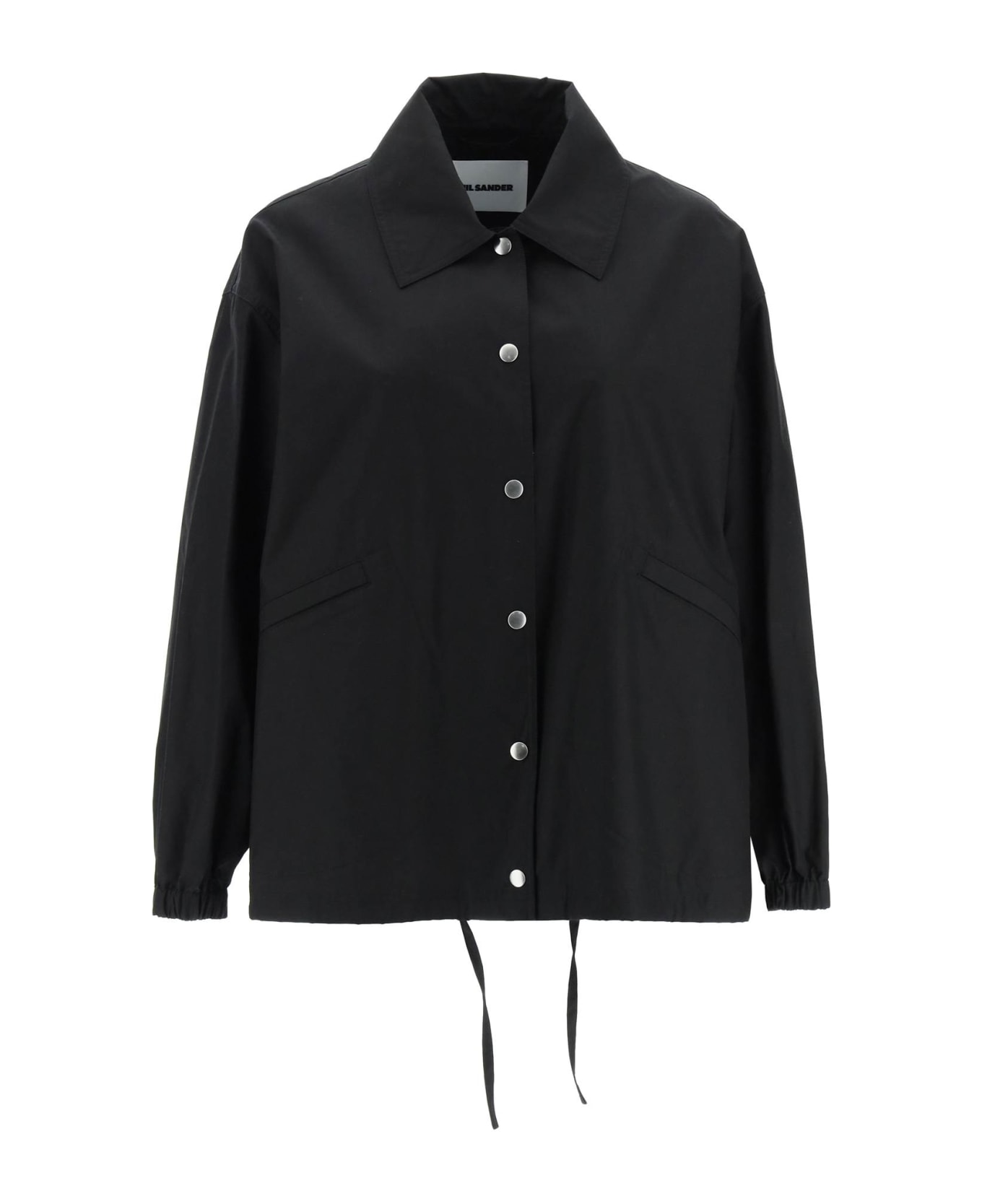 Jil Sander Back Logo Jacket - Black ダウンジャケット