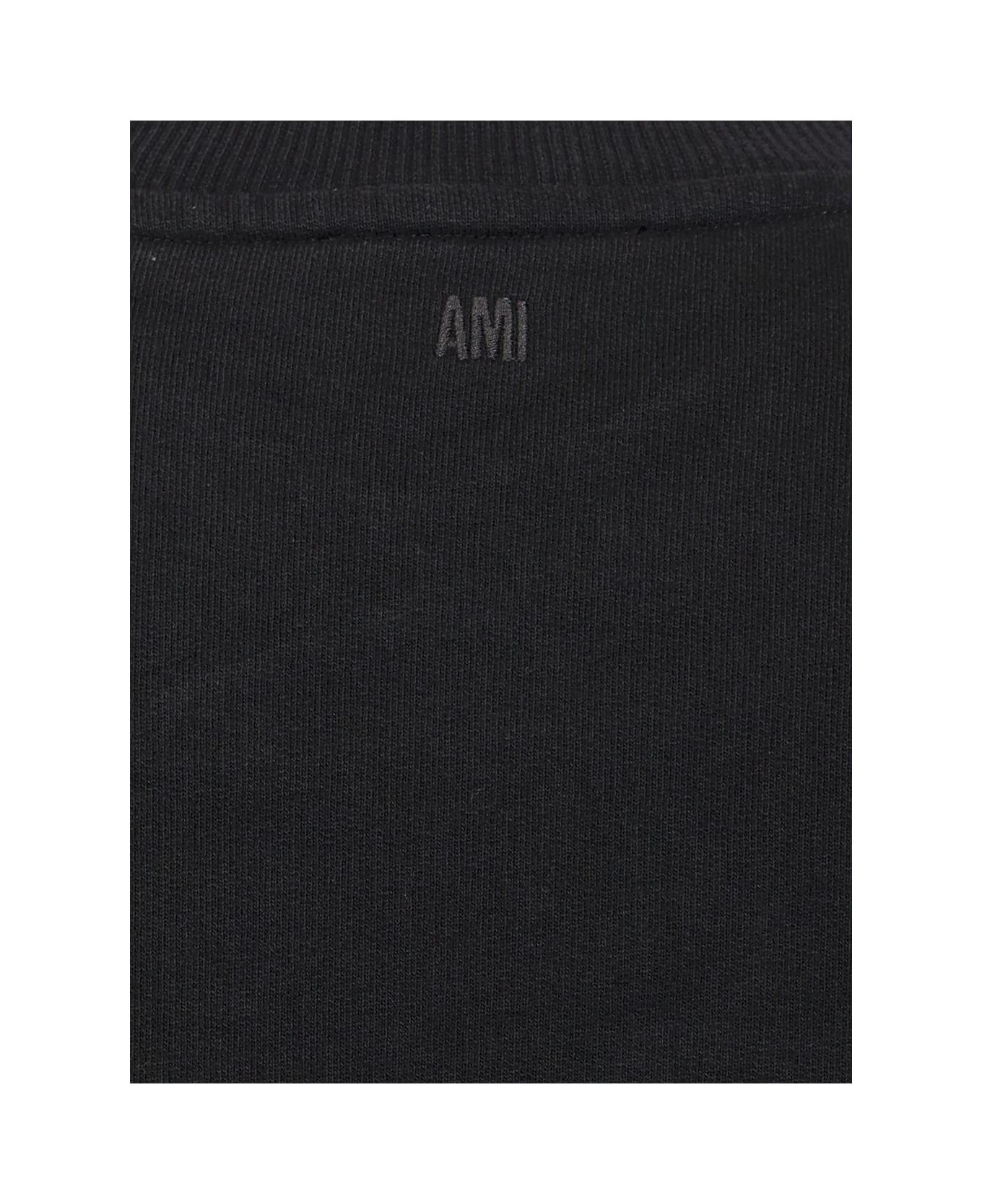Ami Alexandre Mattiussi Crewneck Sweatshirt 
ami De Coeur
 - Black