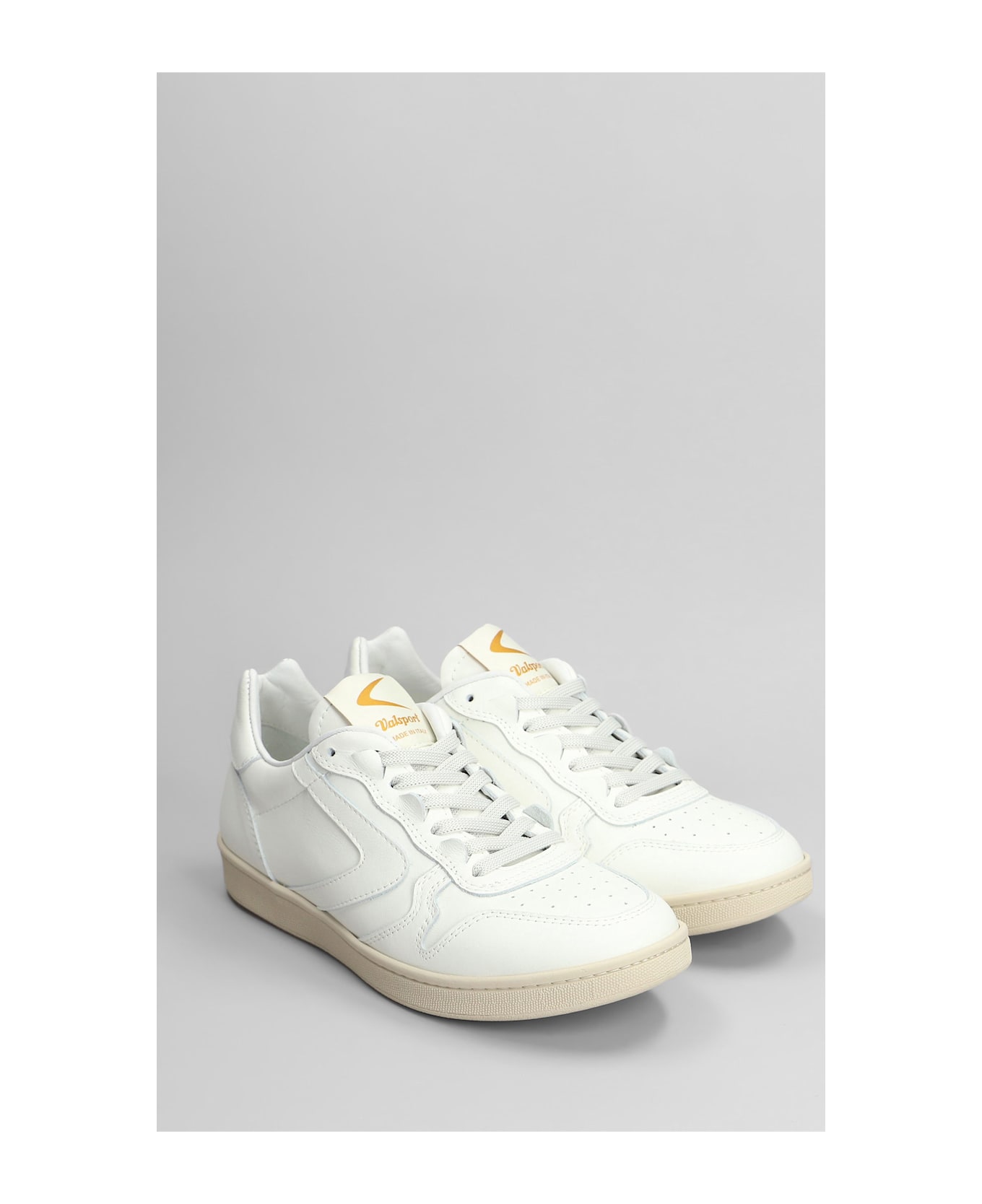 Valsport Super Sneakers In White Leather - white