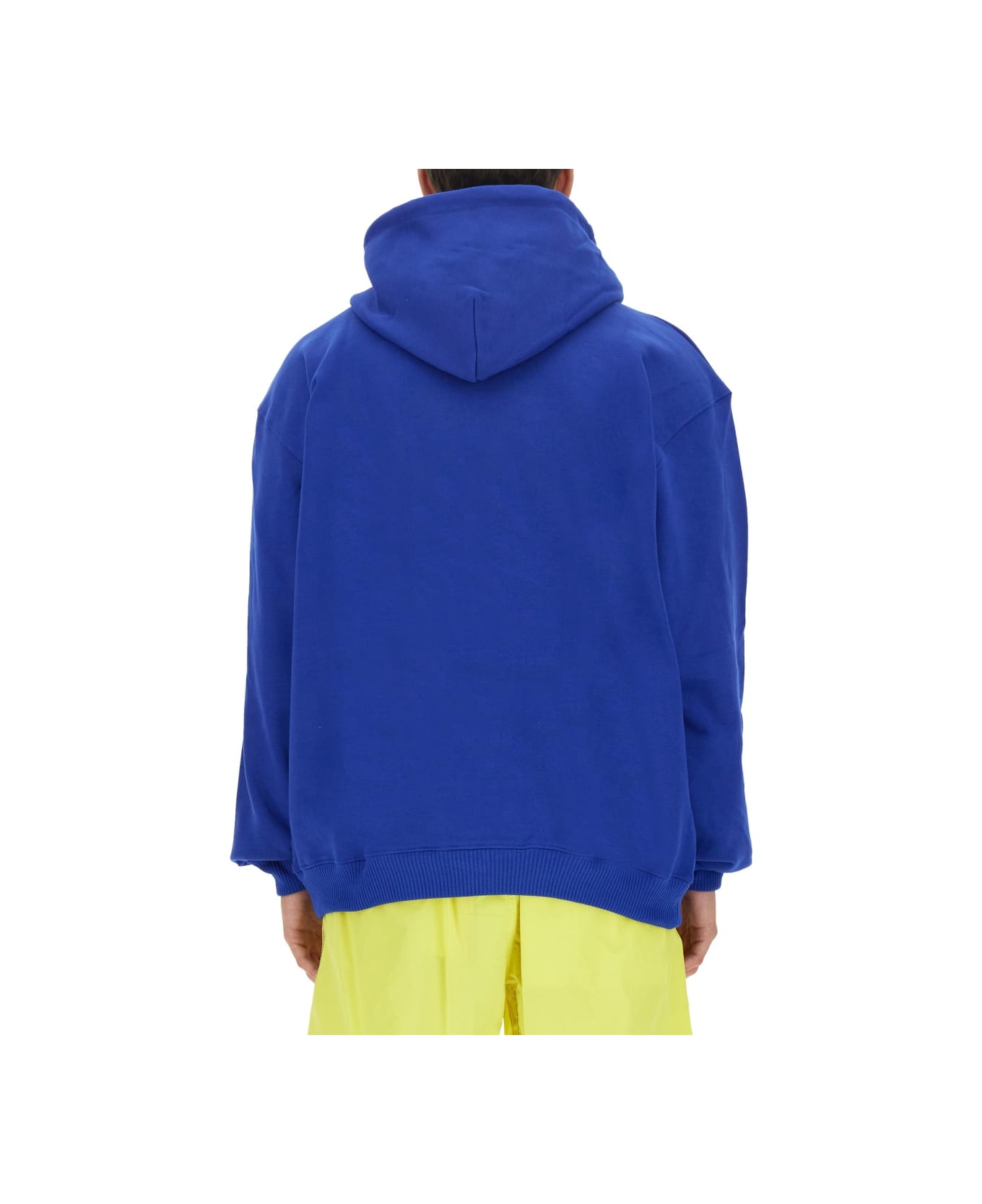 MSGM Sweatshirt With Logo - BLUE