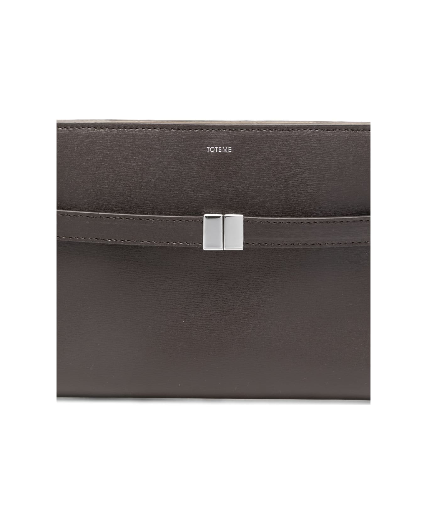 Totême Leather Mini Crossbody Bag - Brown