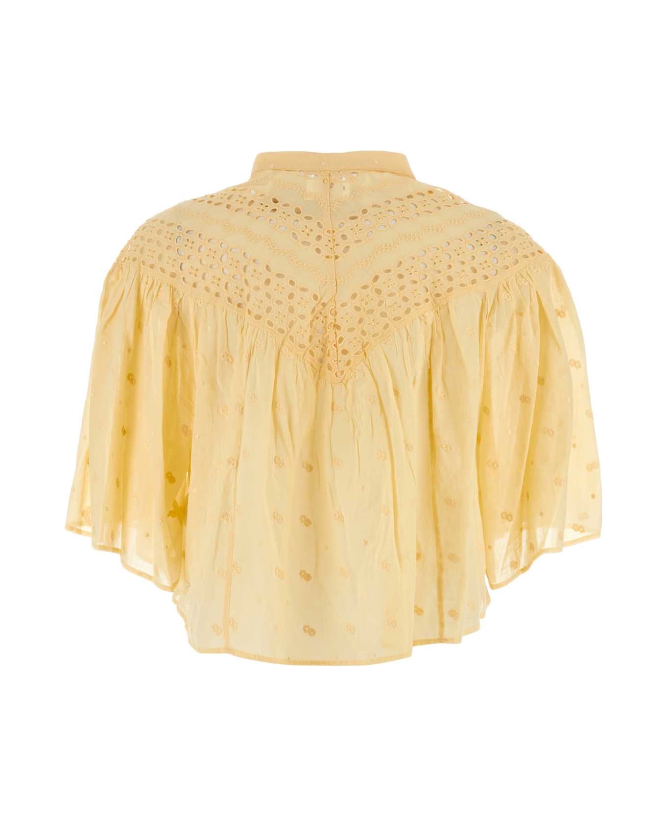 Marant Étoile Yellow Cotton Safi Blouse - SUNLIGHT