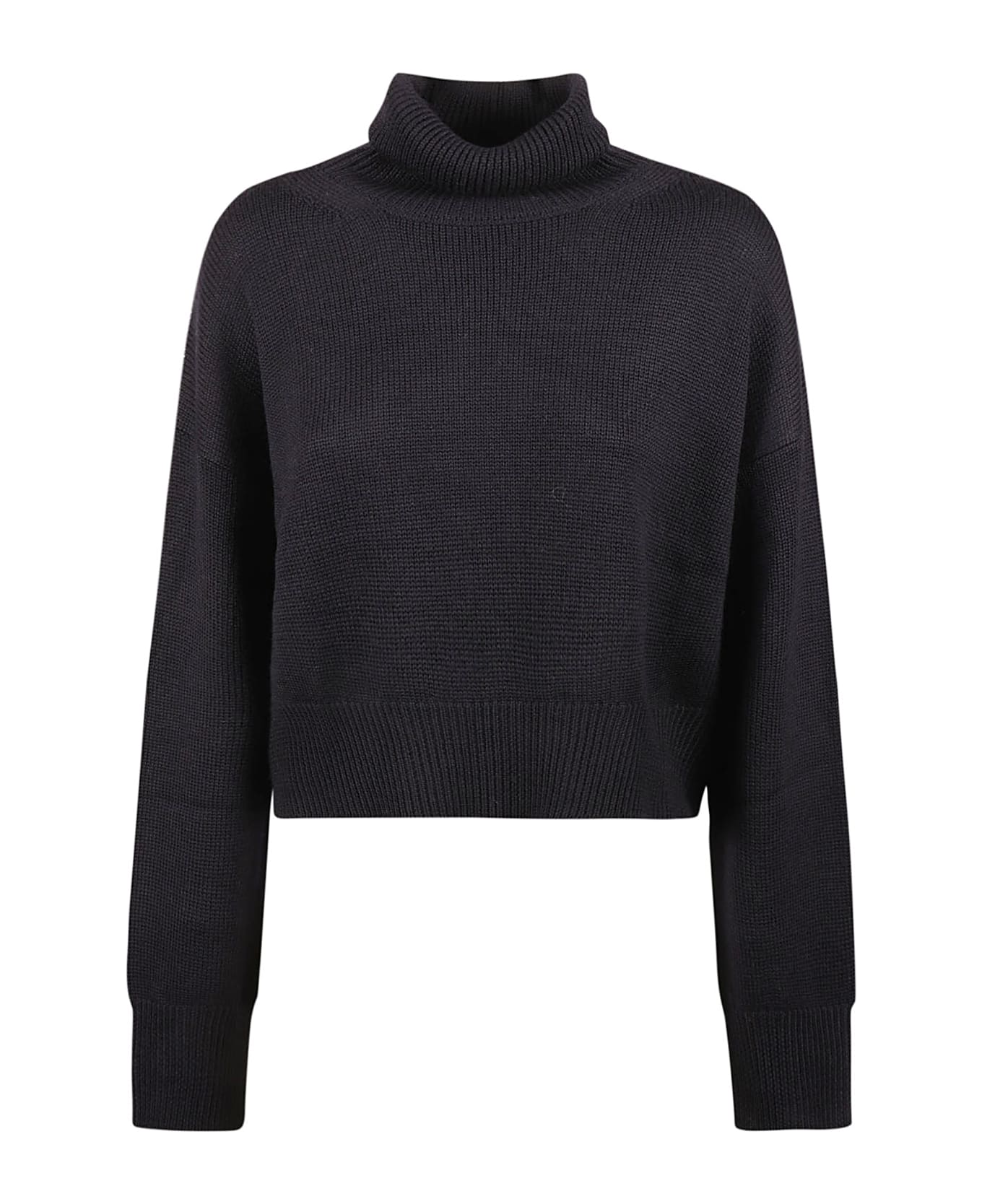 Dondup Side Slit Rollneck Pullover - Blue