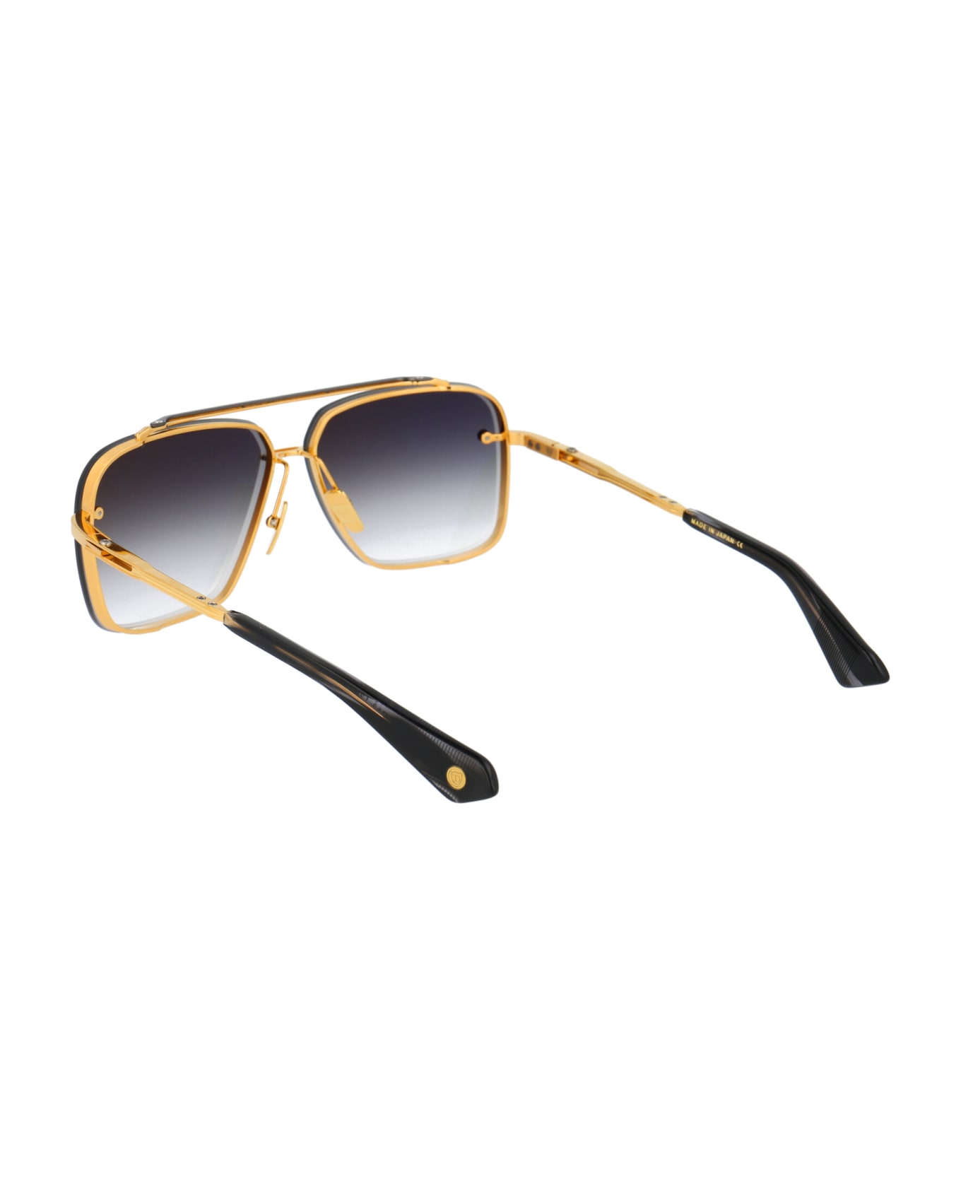 Dita Mach-six Sunglasses - Yellow Gold - Black Rhodium